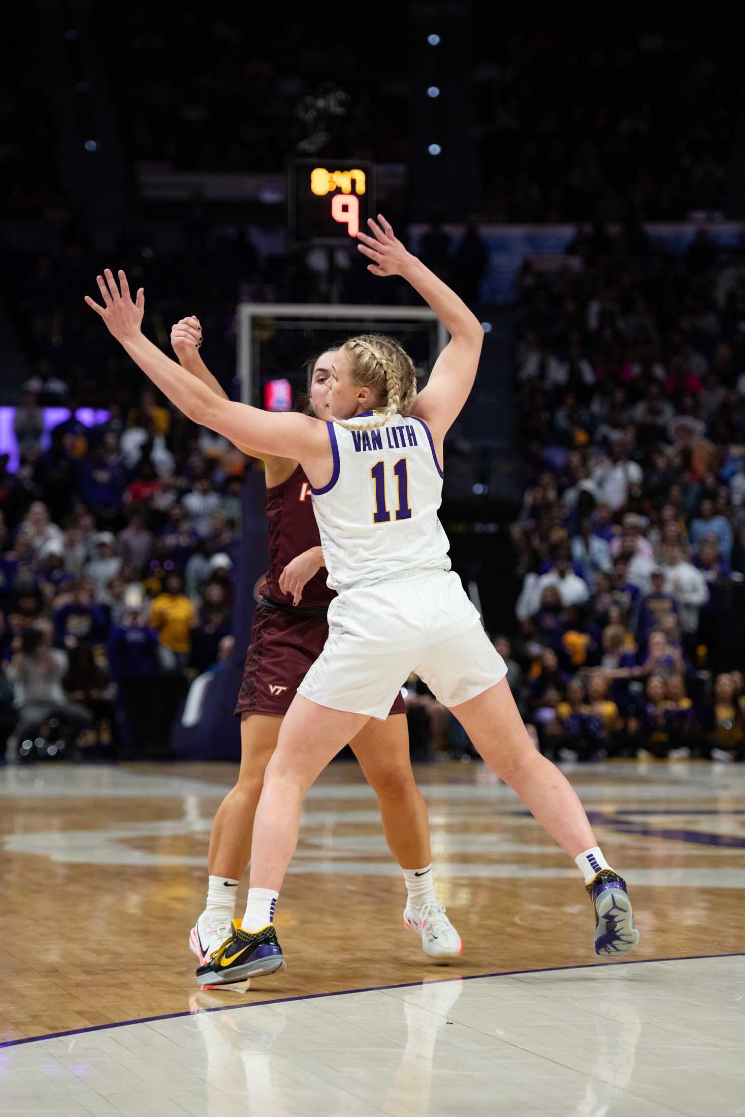 PHOTOS: LSU women's basketball defeats Virginia Tech 82-64 in the PMAC