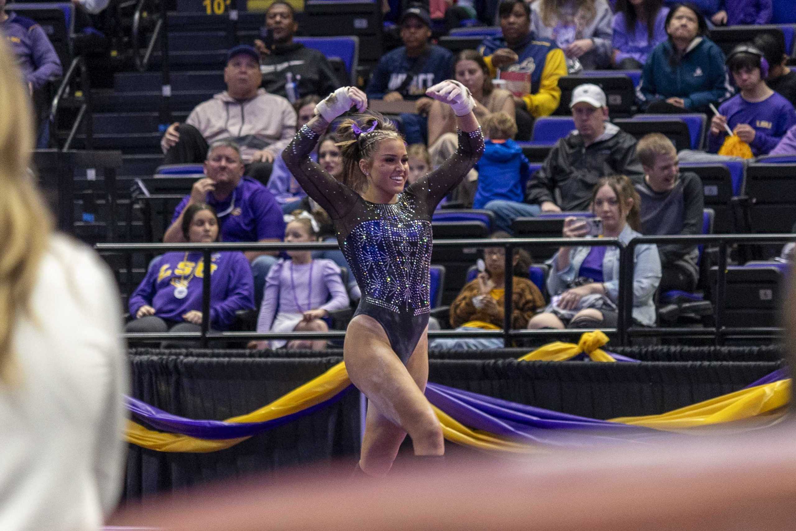 PHOTOS: LSU gymnastics holds exhibition in PMAC