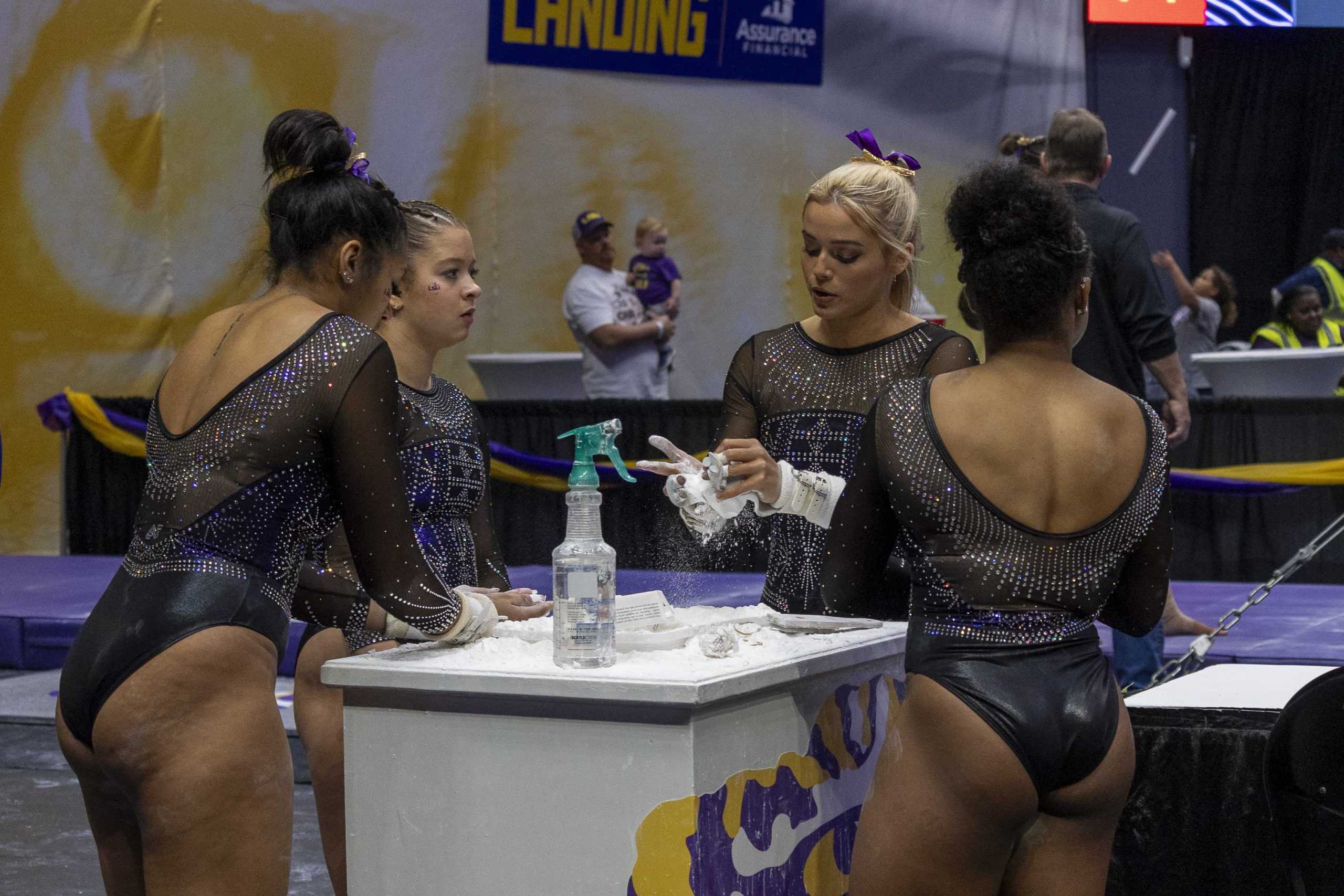 PHOTOS: LSU gymnastics holds exhibition in PMAC