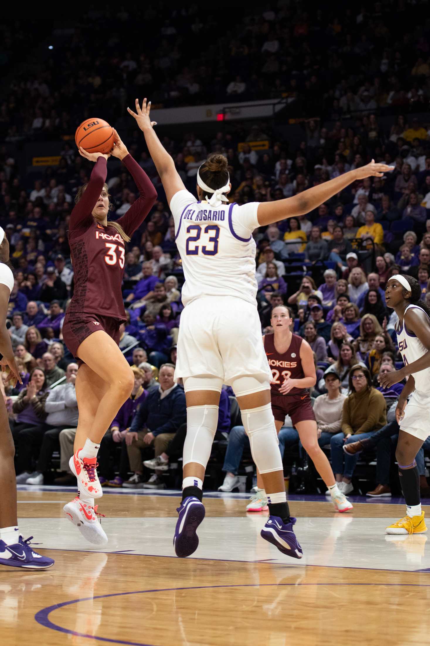 PHOTOS: LSU women's basketball defeats Virginia Tech 82-64 in the PMAC