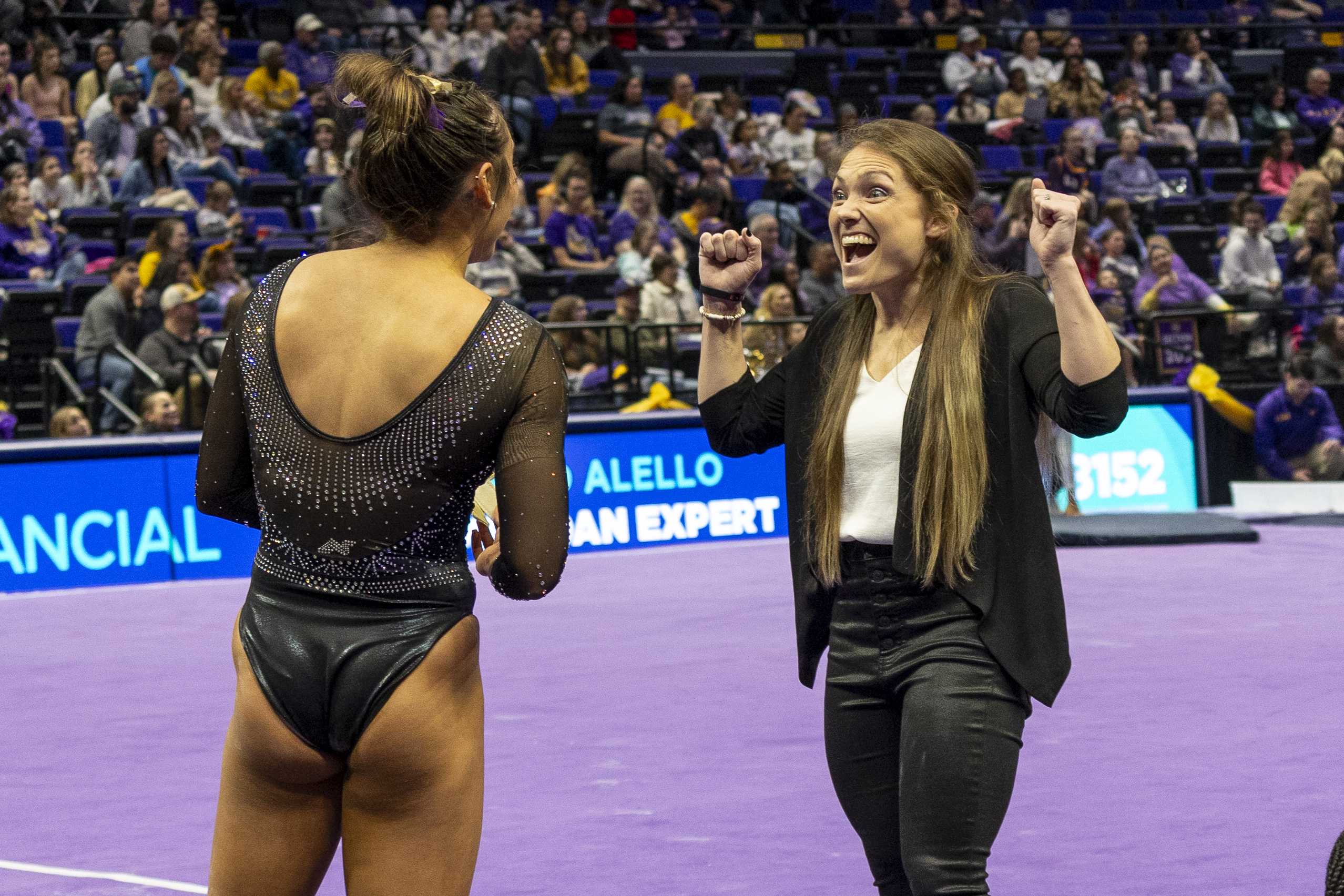 PHOTOS: LSU gymnastics holds exhibition in PMAC