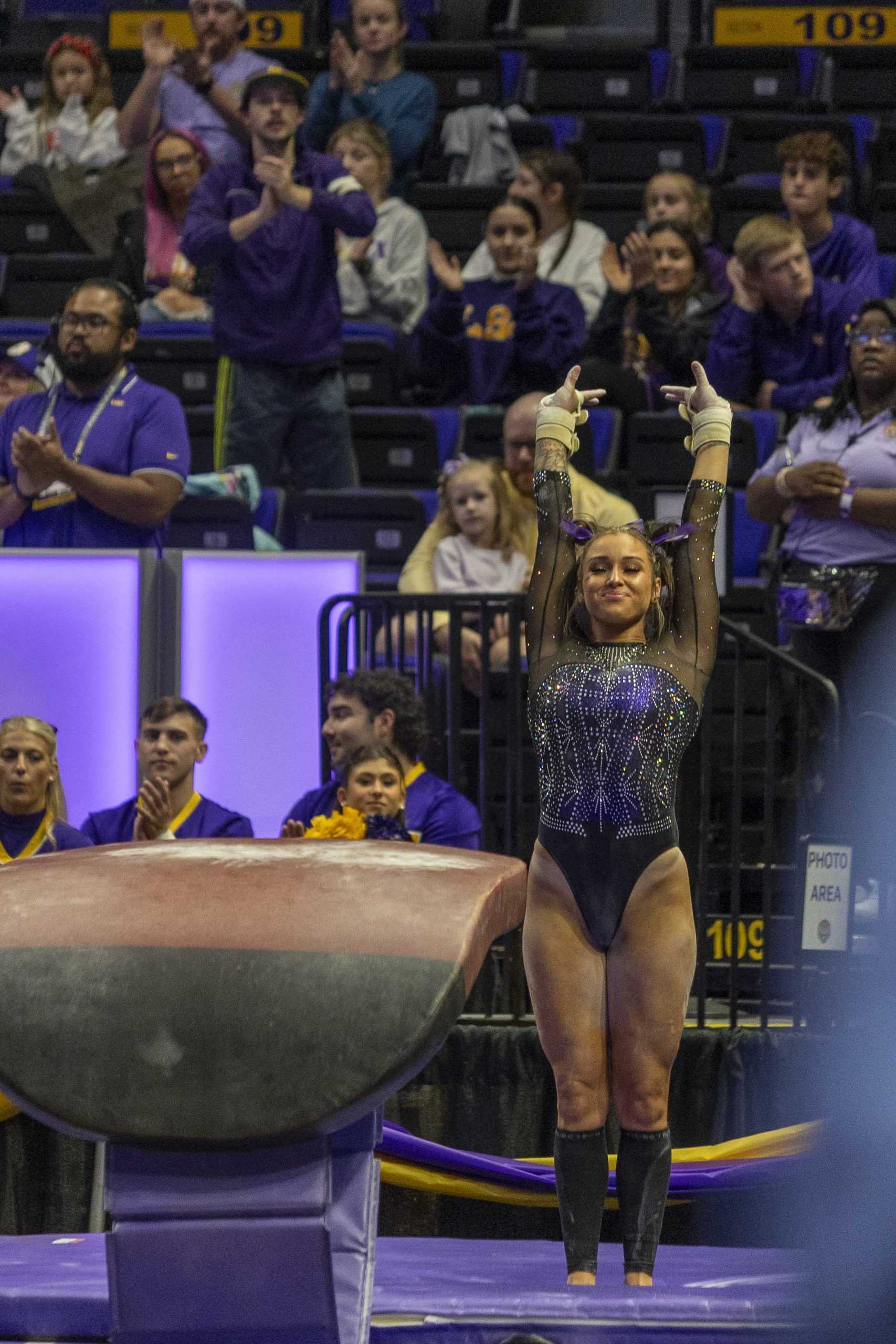 PHOTOS: LSU gymnastics holds exhibition in PMAC