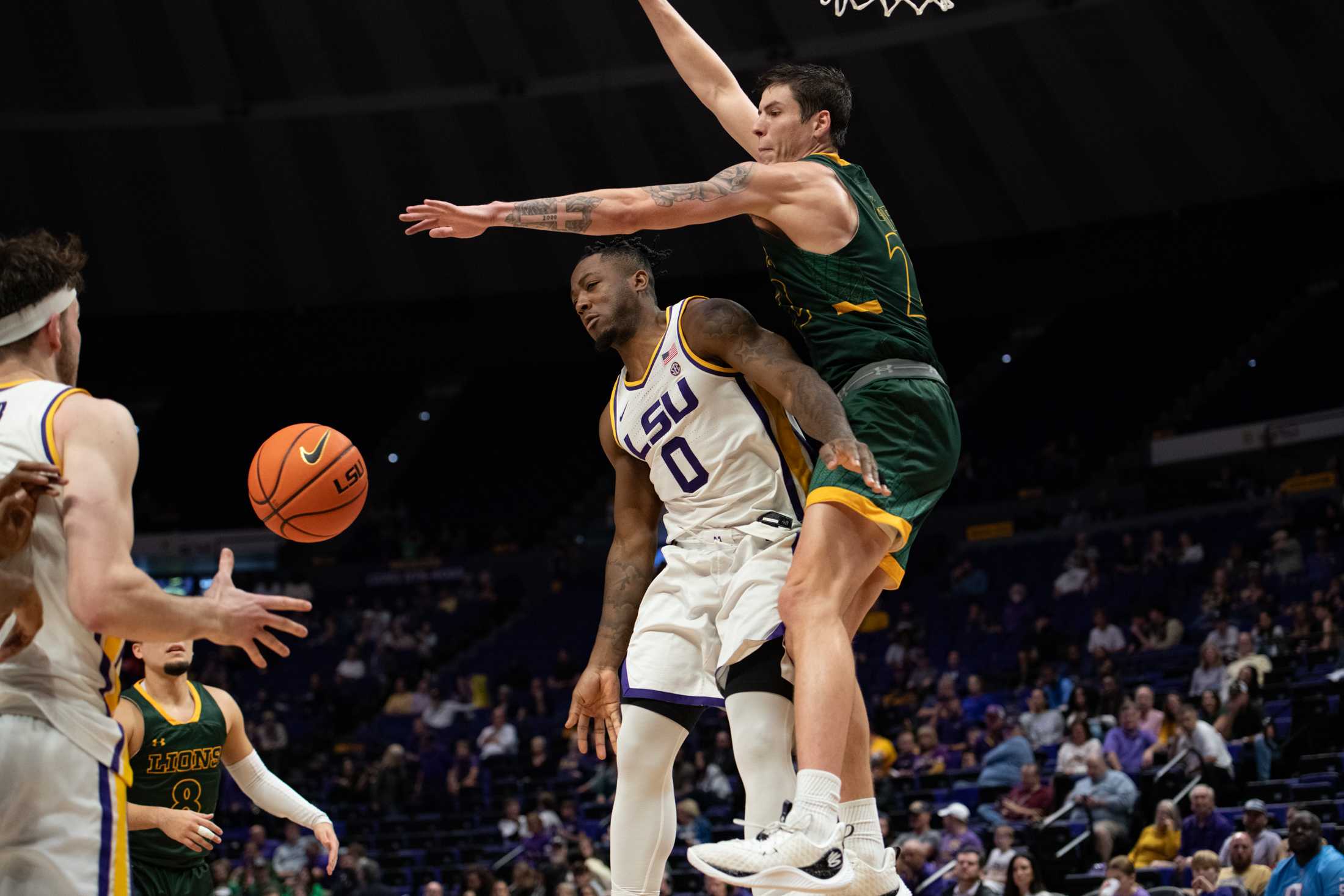 PHOTOS: LSU men's basketball defeats Southeastern 73-66 in the PMAC