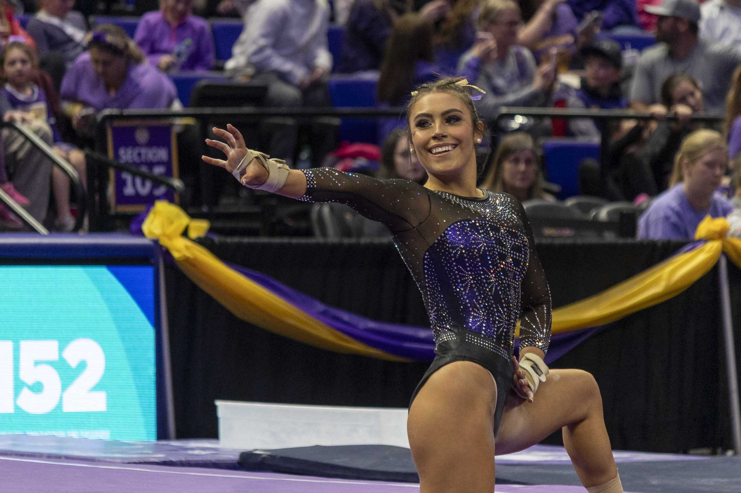 PHOTOS: LSU gymnastics holds exhibition in PMAC