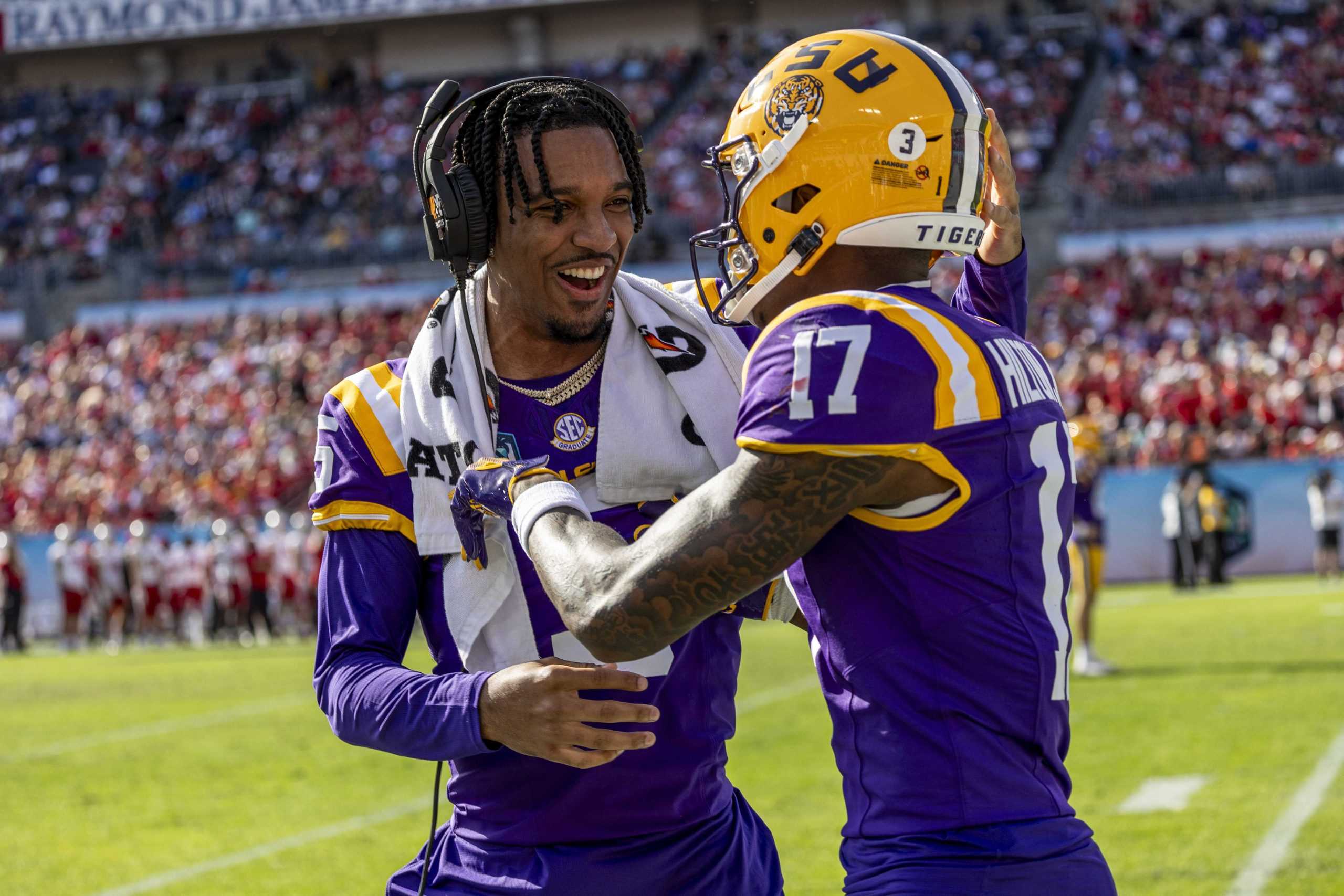 PHOTOS: LSU football defeats Wisconsin 35-31 in ReliaQuest Bowl