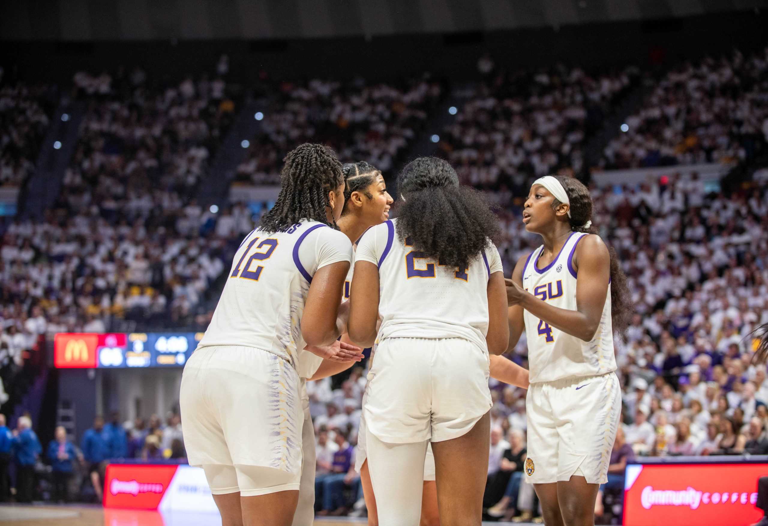 PHOTOS: LSU women's basketball falls 76-70 to South Carolina in the PMAC