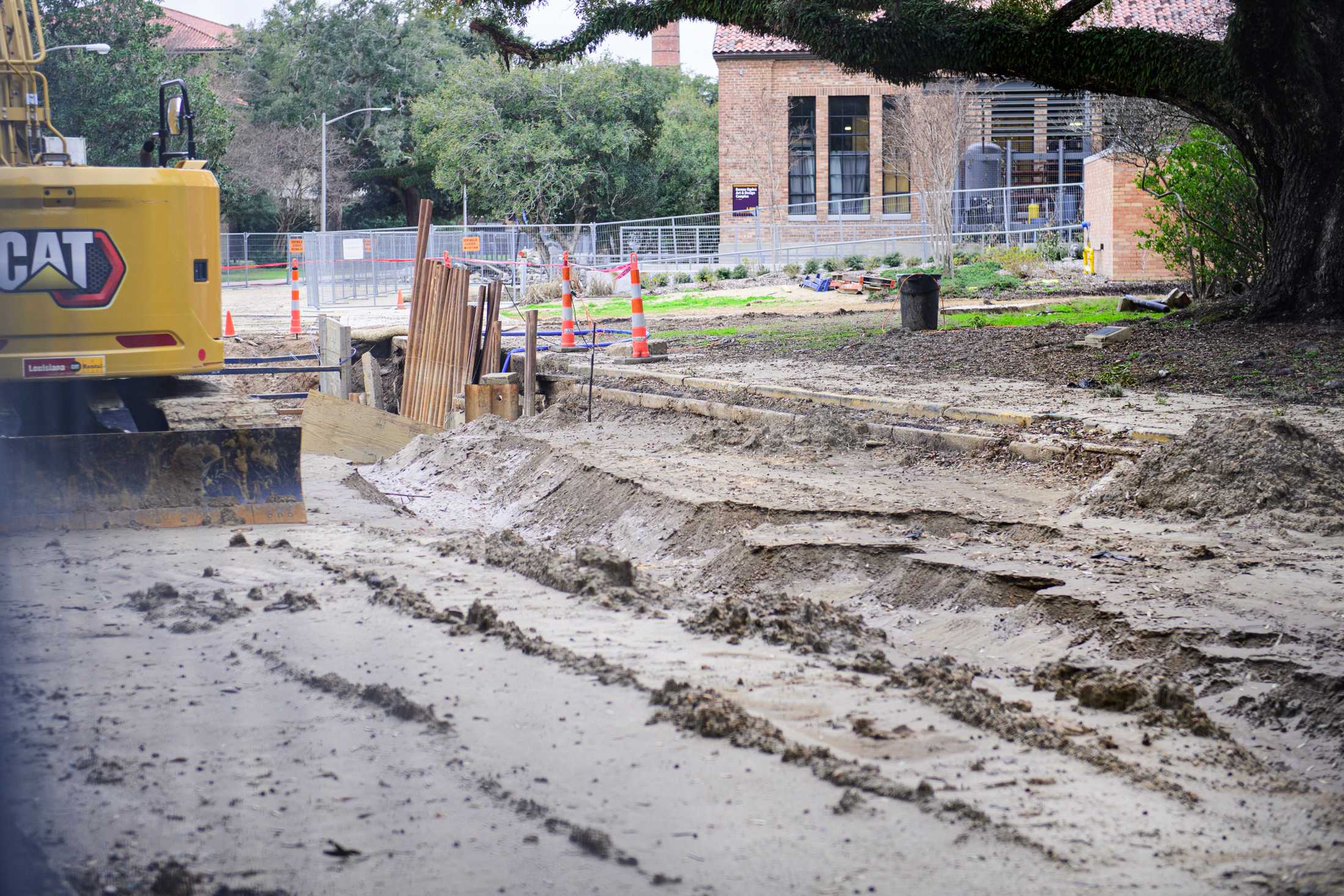 PHOTOS: Construction work occurs throughout LSU's campus