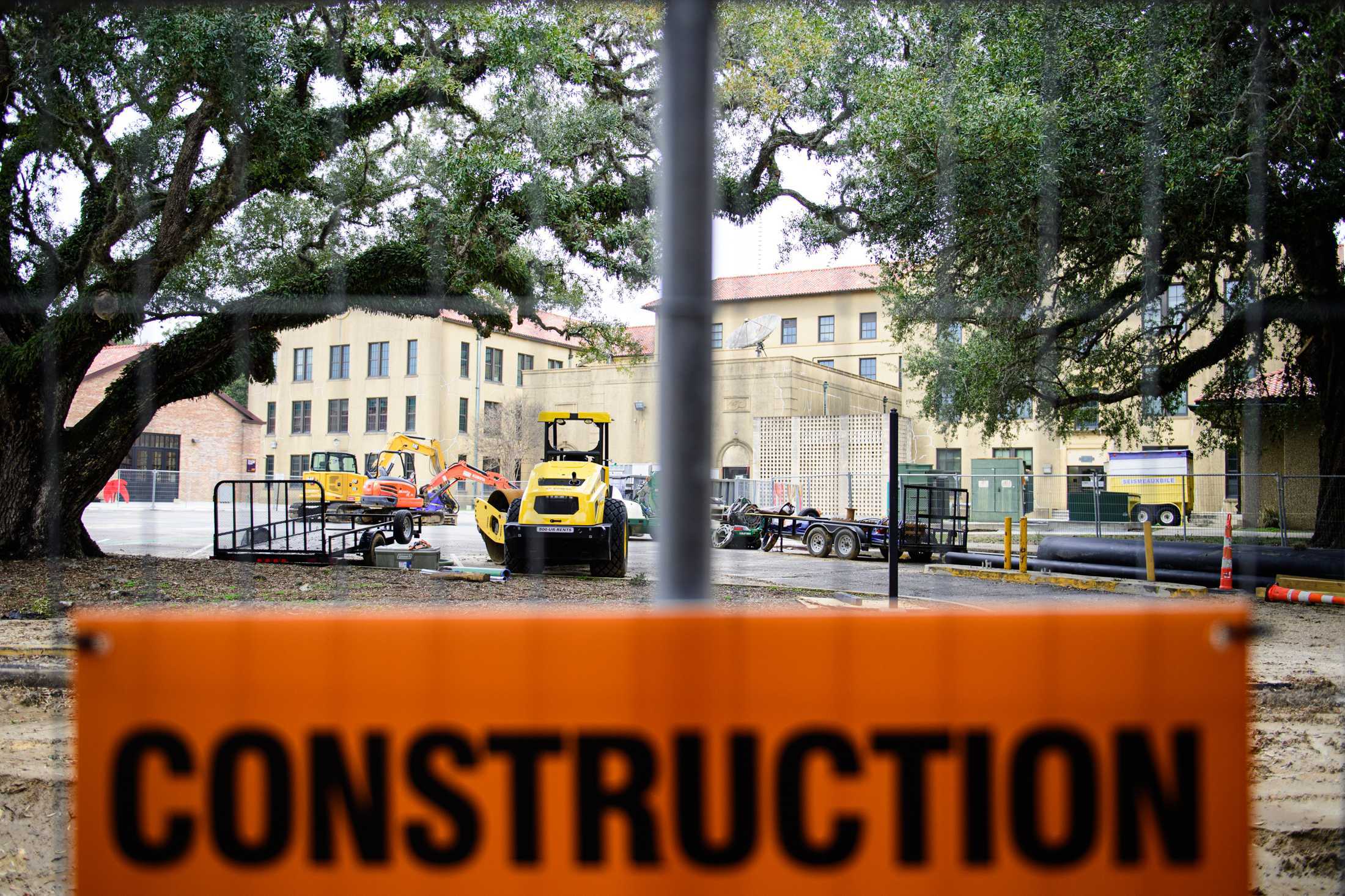 PHOTOS: Construction work occurs throughout LSU's campus