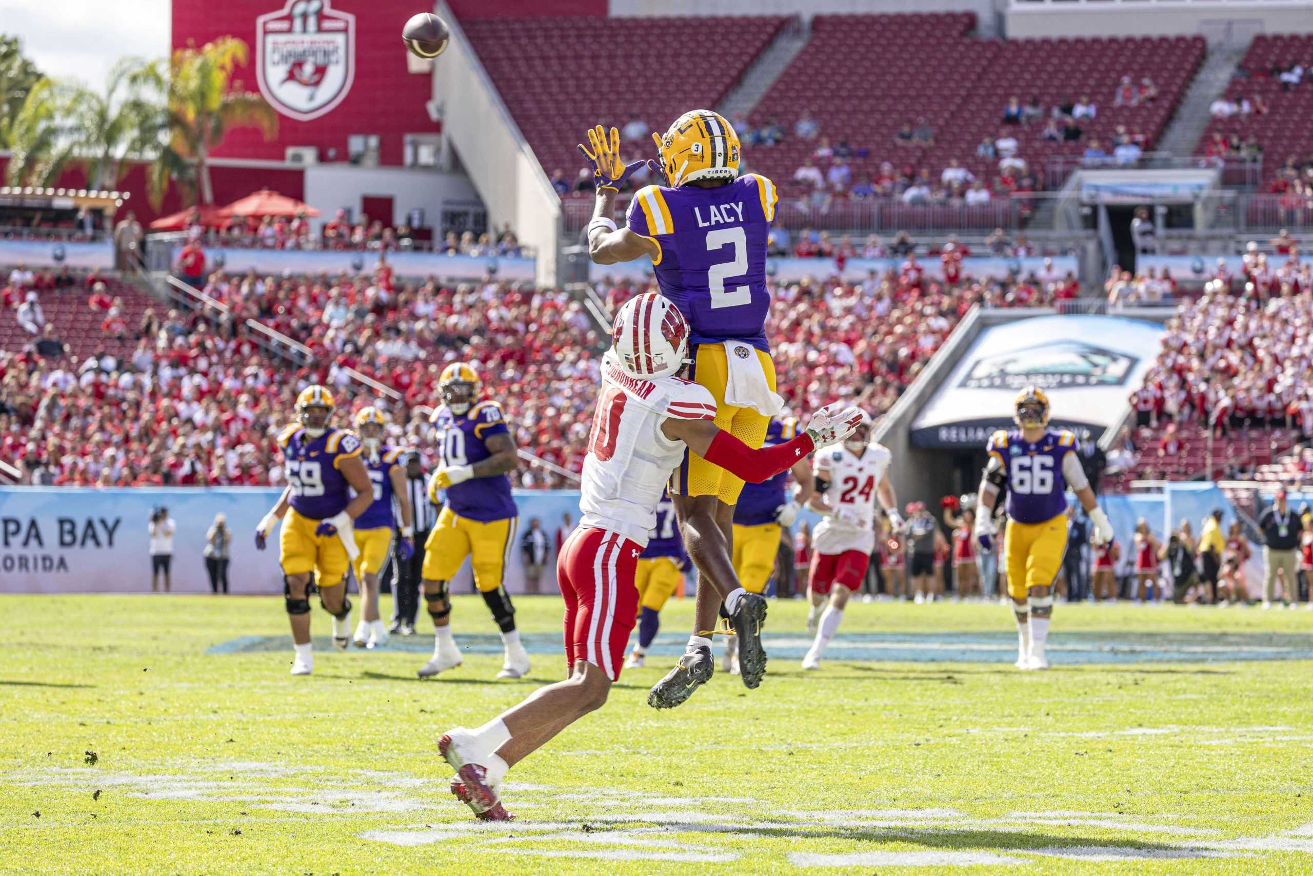 PHOTOS: LSU football defeats Wisconsin 35-31 in ReliaQuest Bowl