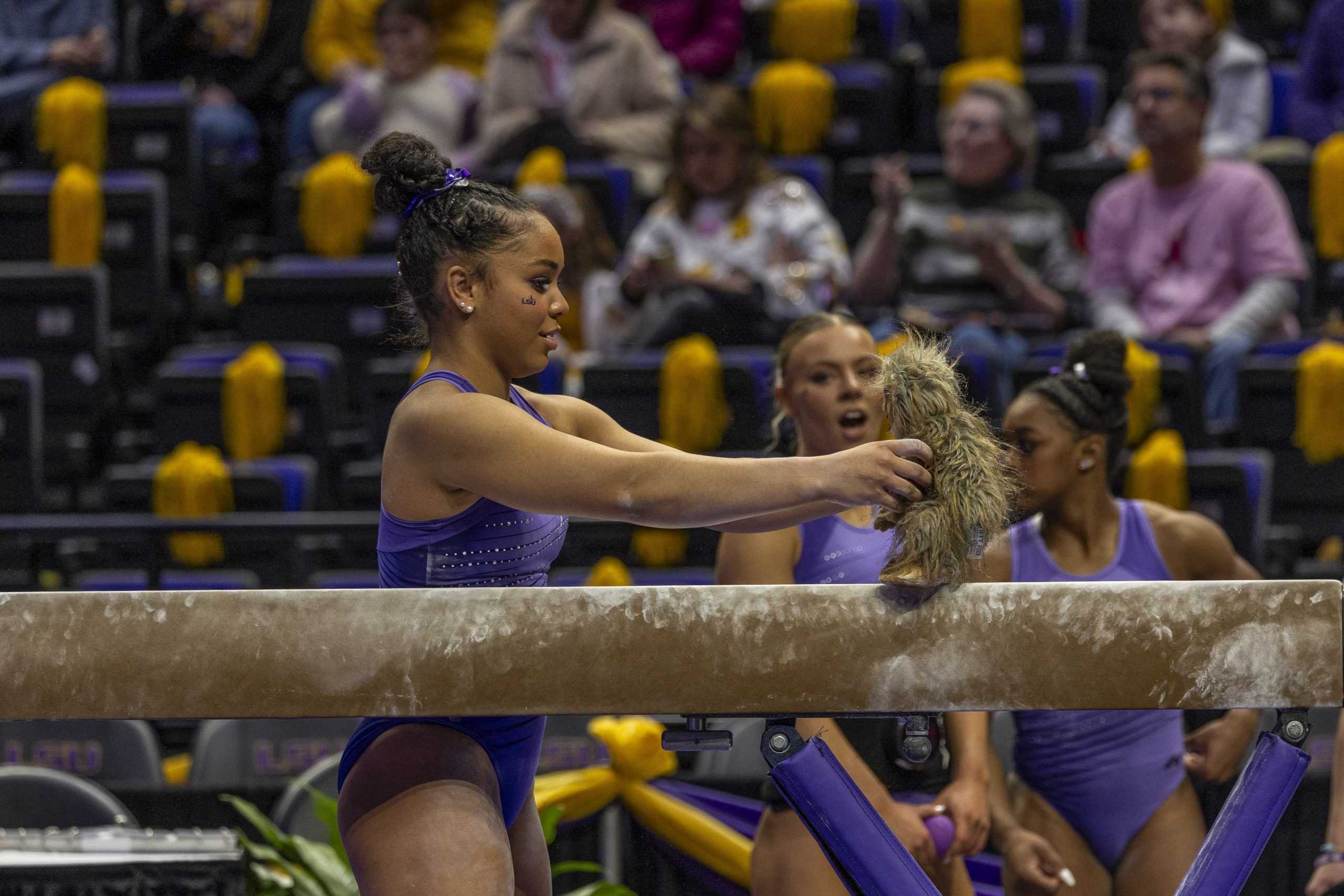 PHOTOS: LSU gymnastics defeats Kentucky 198.125-197.600 in the PMAC