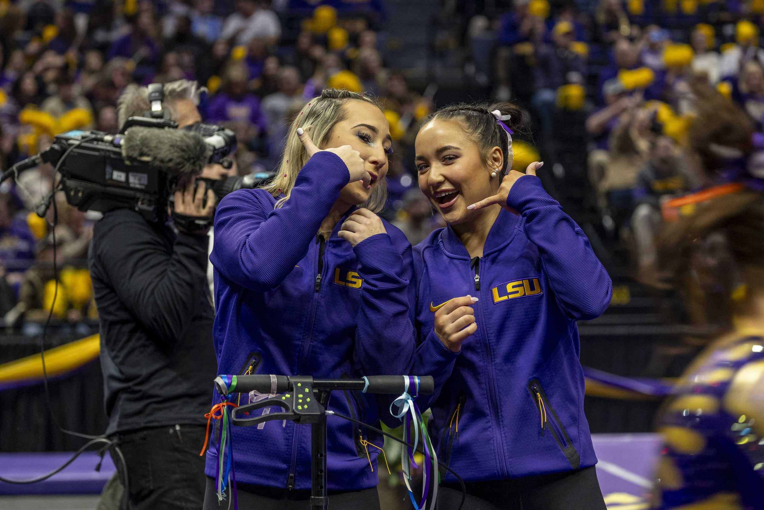 PHOTOS: LSU gymnastics defeats Kentucky 198.125-197.600 in the PMAC