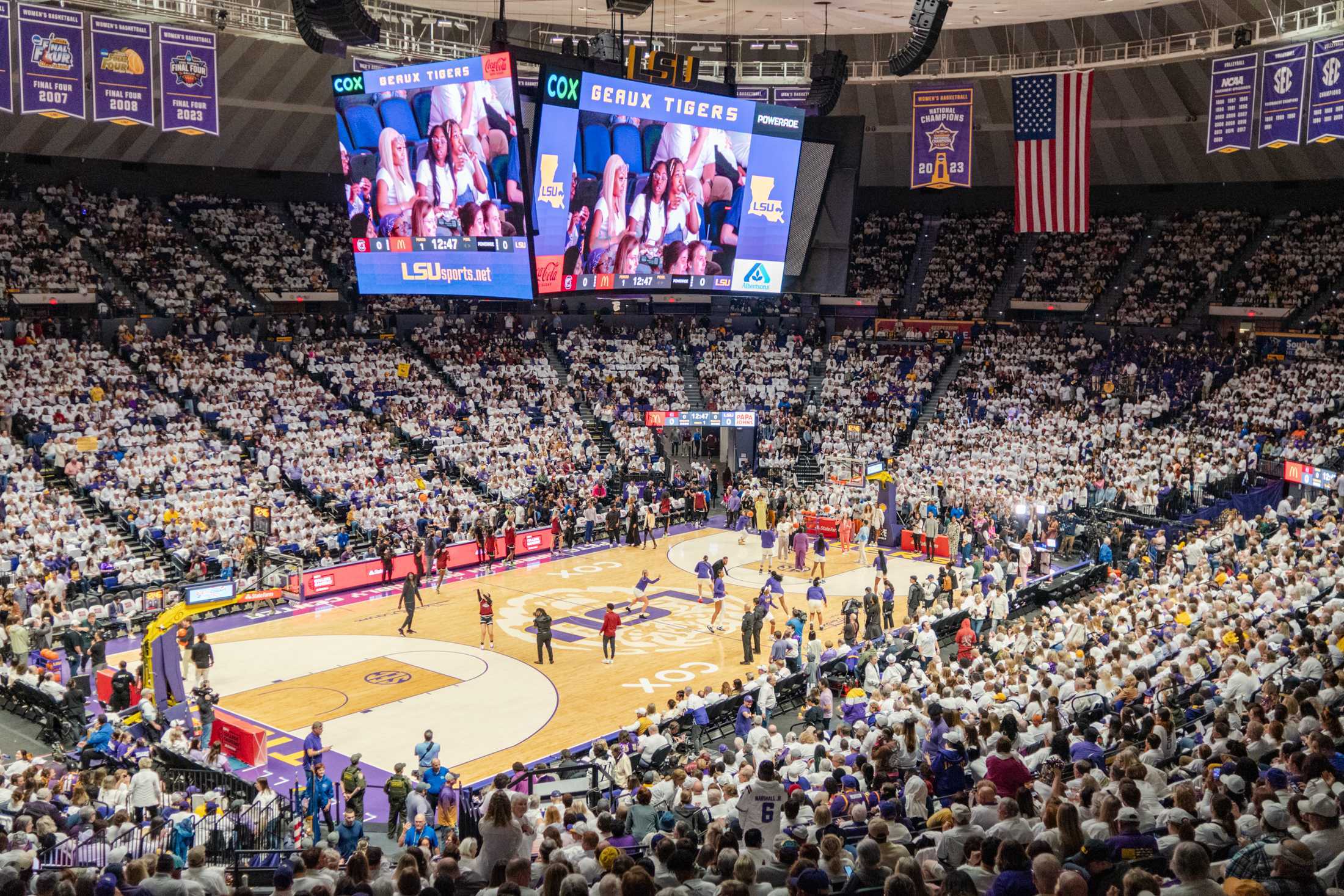 PHOTOS: LSU women's basketball falls 76-70 to South Carolina in the PMAC