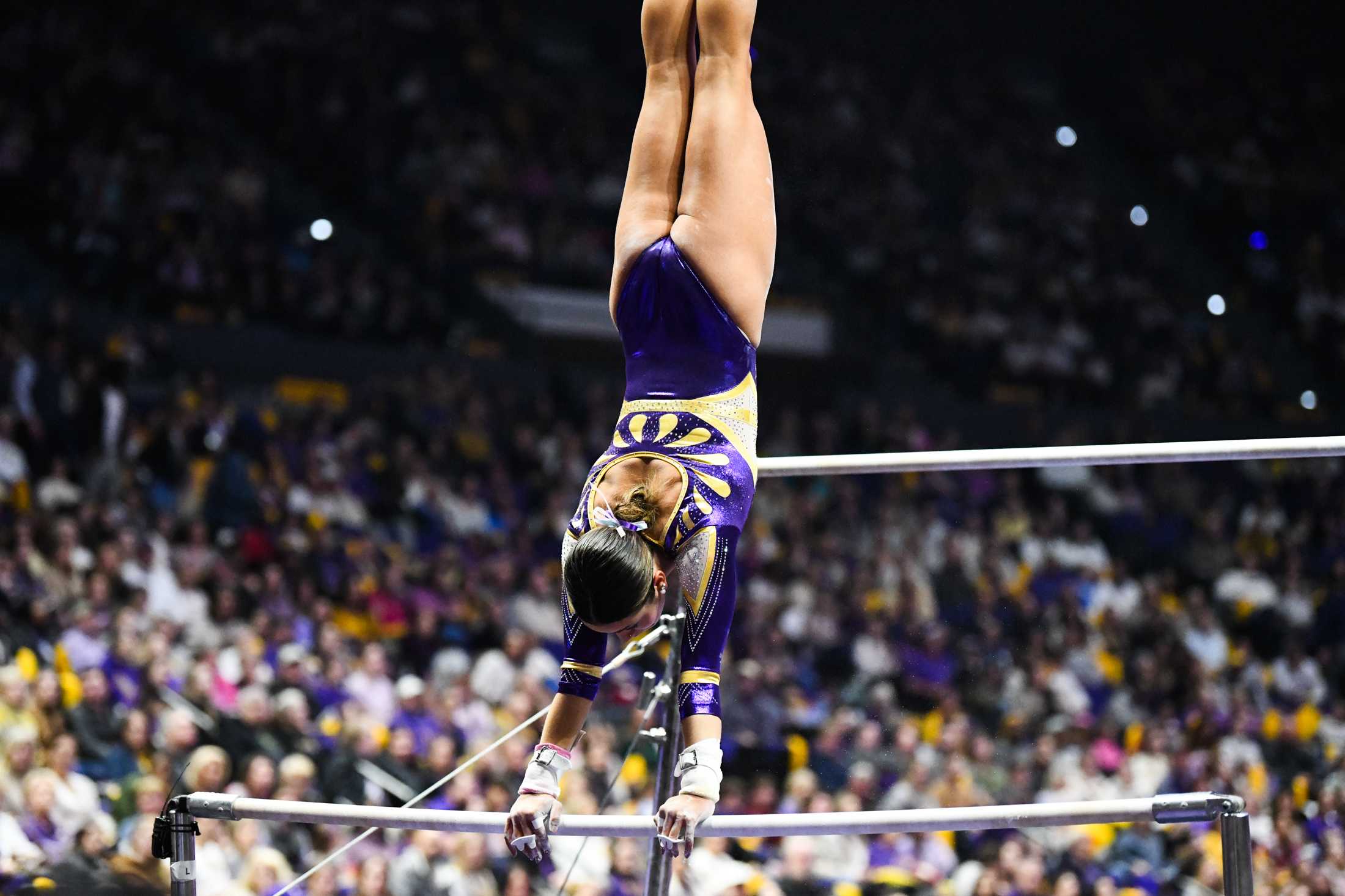 PHOTOS: LSU gymnastics defeats Kentucky 198.125-197.600 in the PMAC