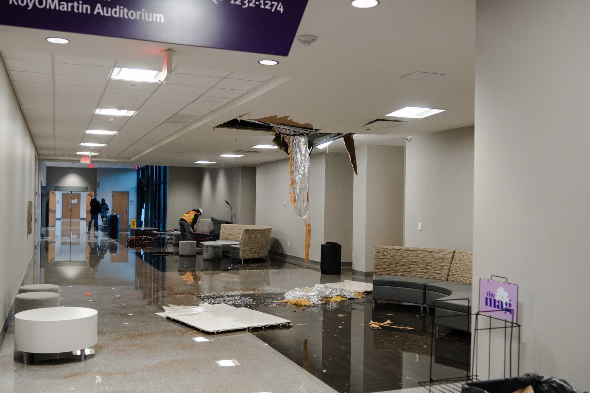 PHOTOS: LSU's Patrick F. Taylor Hall floods on multiple floors