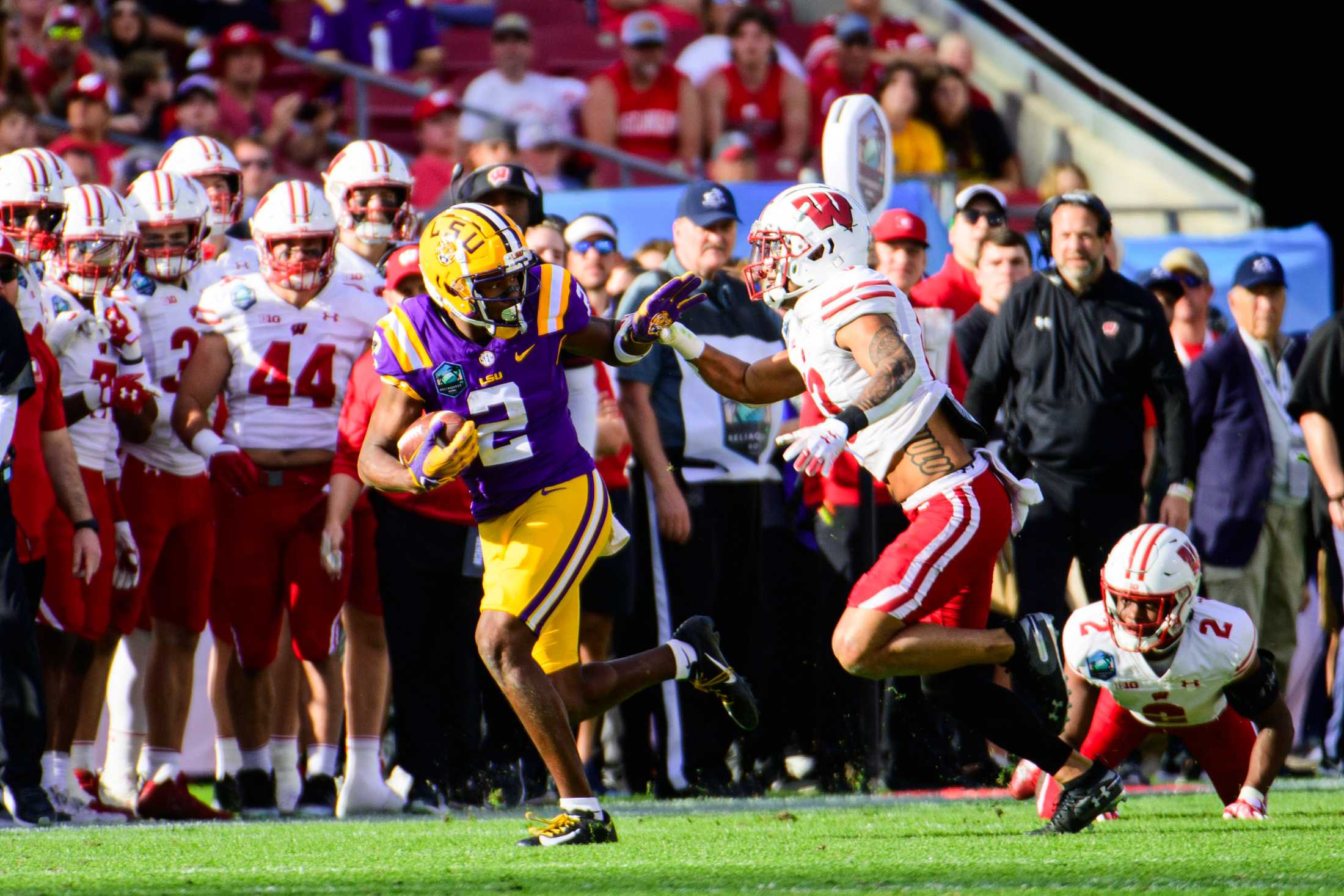 PHOTOS: LSU football defeats Wisconsin 35-31 in ReliaQuest Bowl