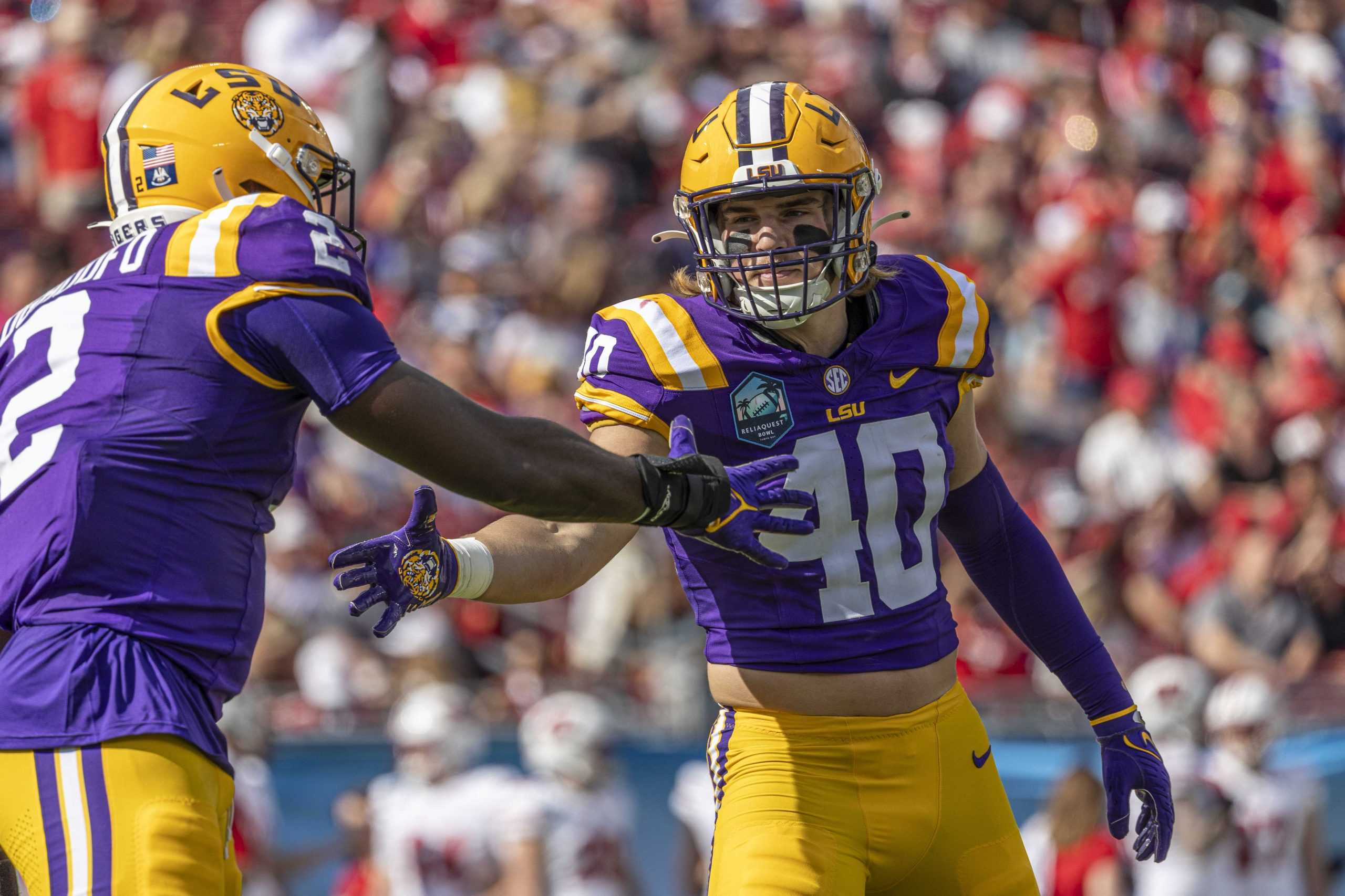 PHOTOS: LSU football defeats Wisconsin 35-31 in ReliaQuest Bowl