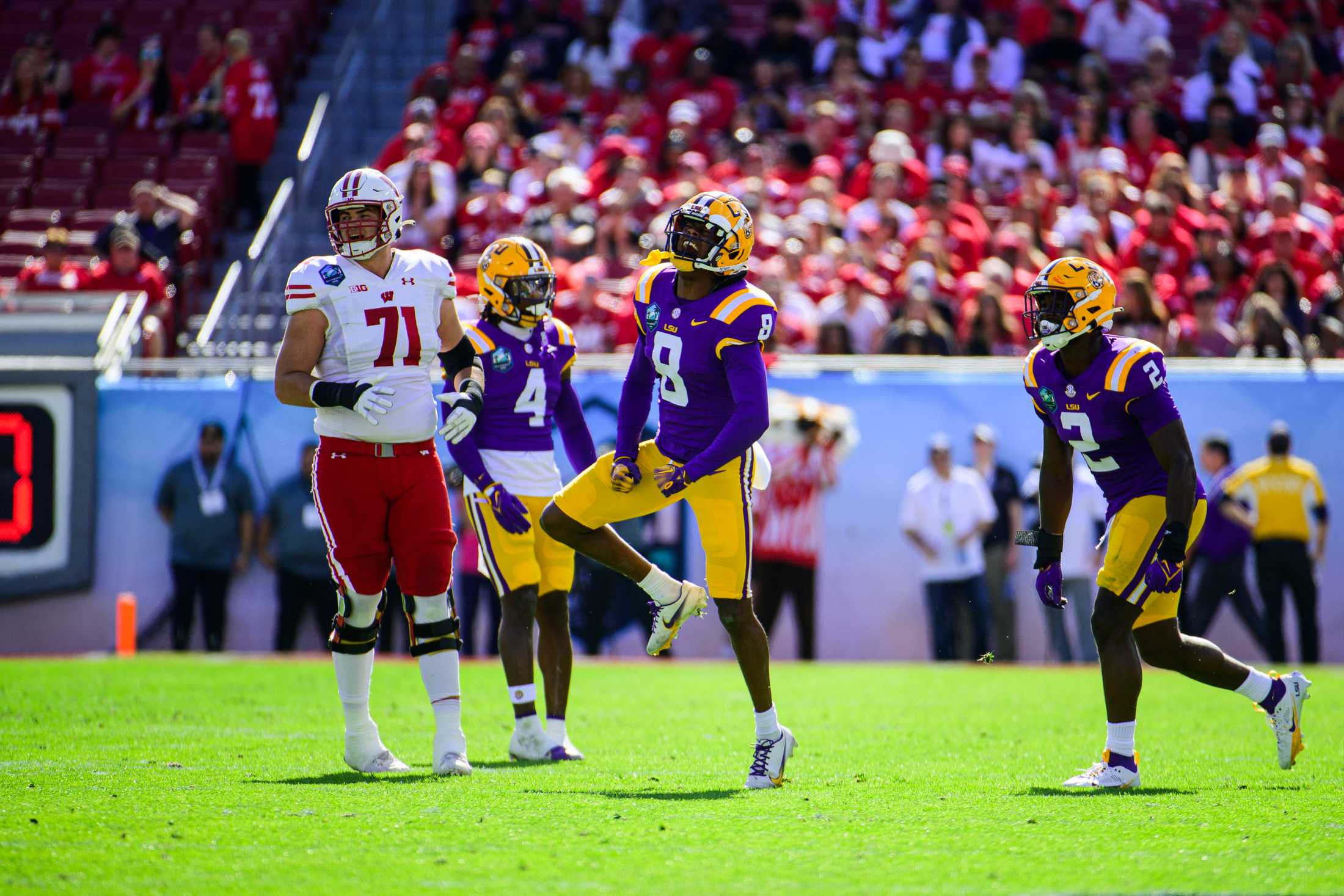 PHOTOS: LSU football defeats Wisconsin 35-31 in ReliaQuest Bowl