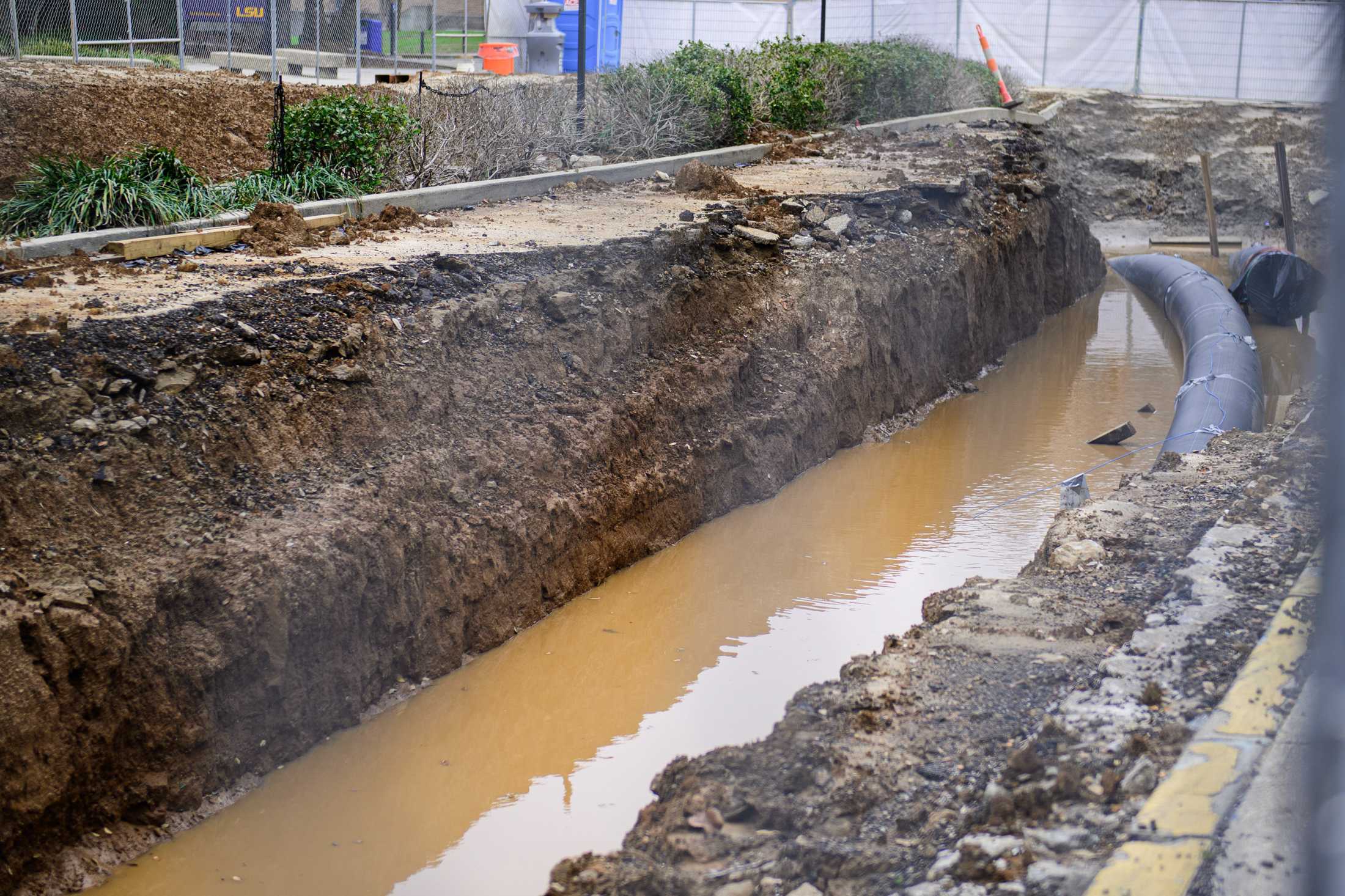 PHOTOS: Construction work occurs throughout LSU's campus