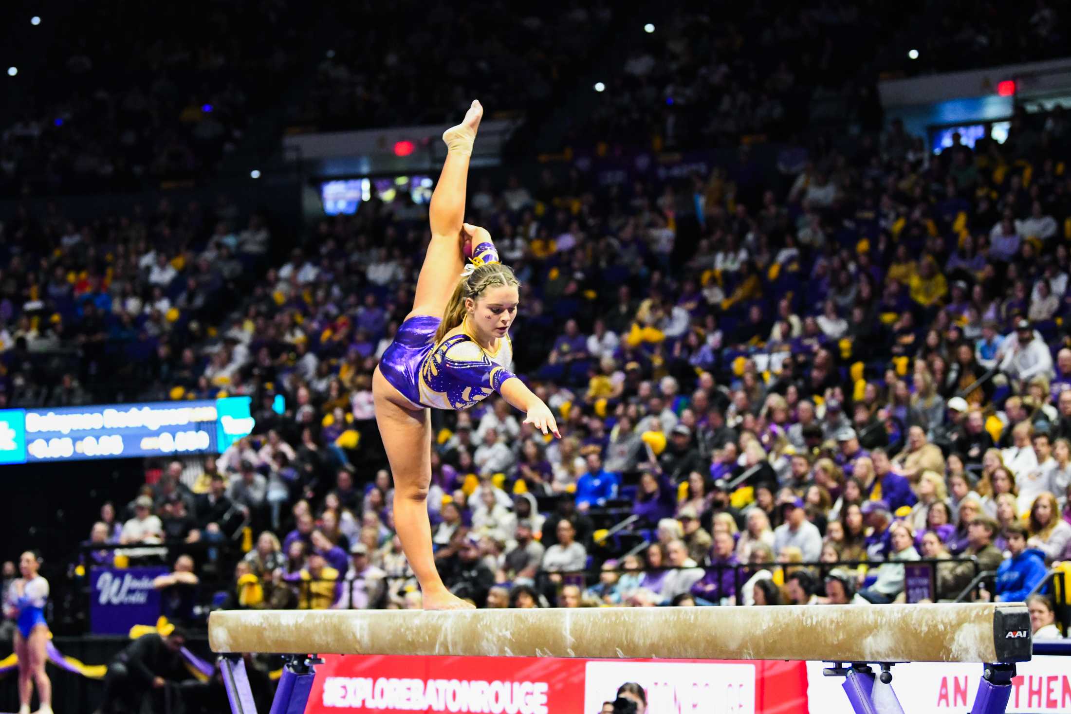 PHOTOS: LSU gymnastics defeats Kentucky 198.125-197.600 in the PMAC