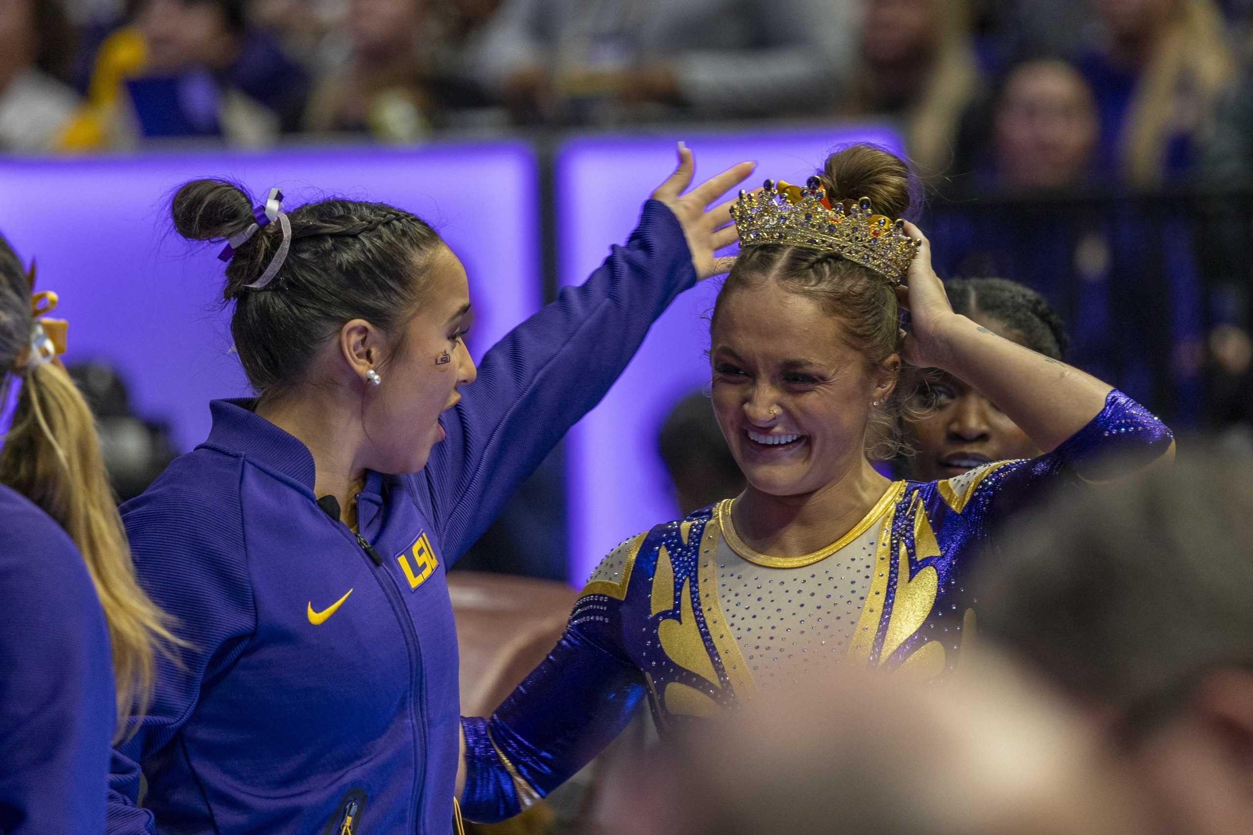 PHOTOS: LSU gymnastics defeats Kentucky 198.125-197.600 in the PMAC