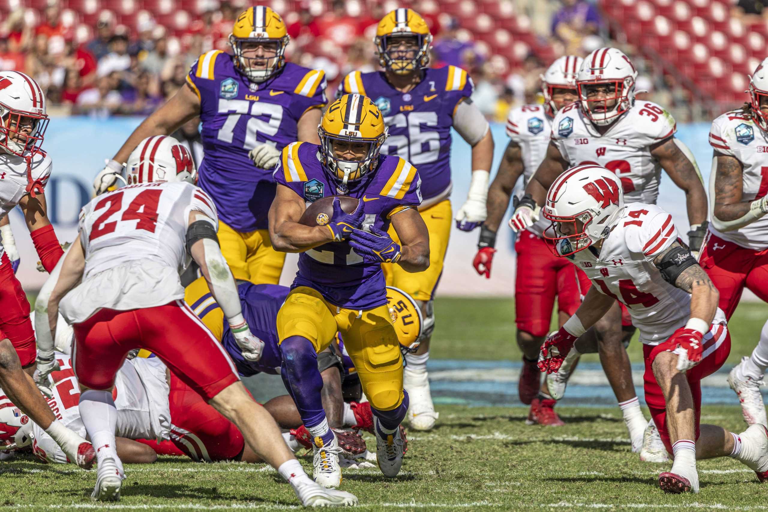 PHOTOS: LSU football defeats Wisconsin 35-31 in ReliaQuest Bowl