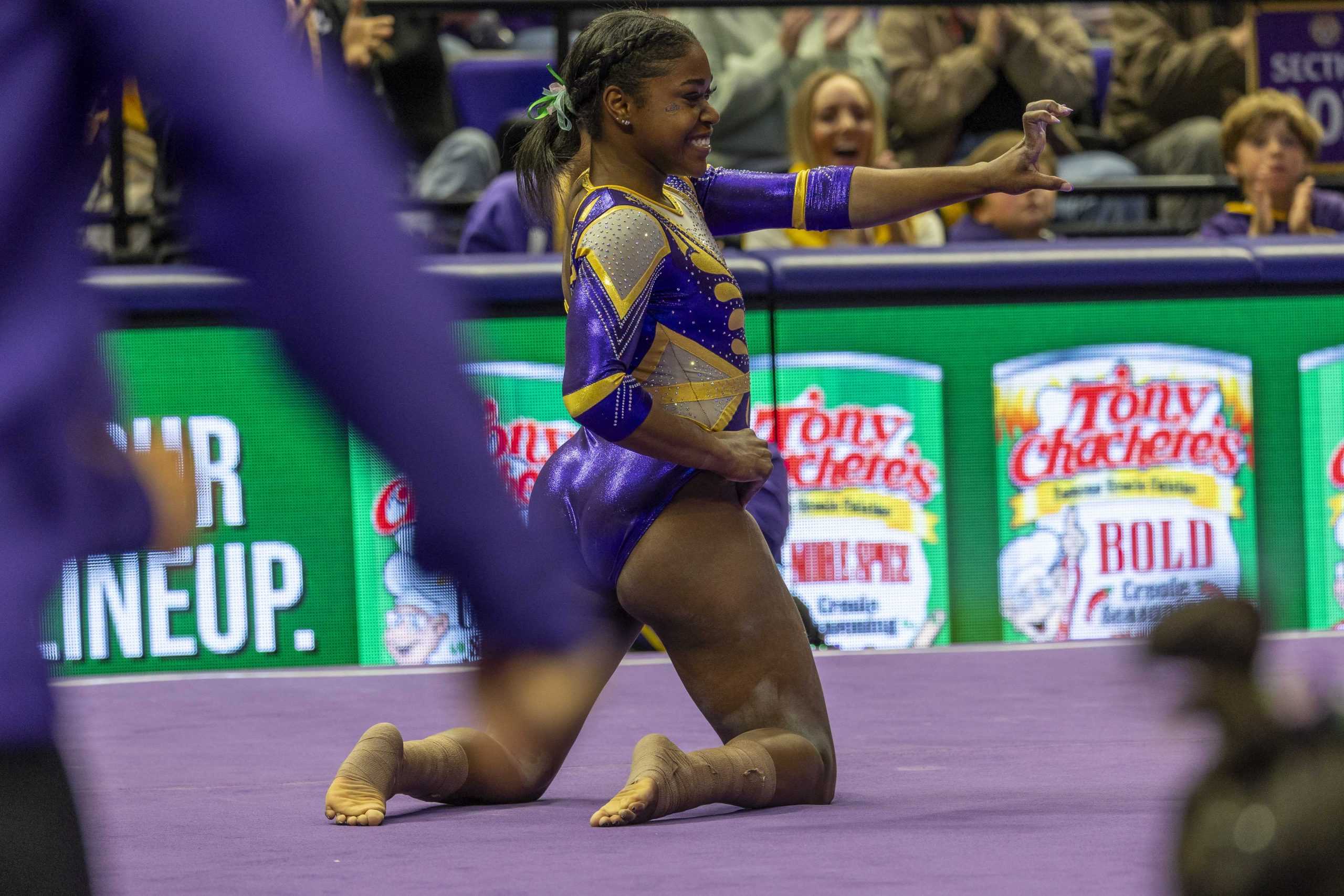 PHOTOS: LSU gymnastics defeats Kentucky 198.125-197.600 in the PMAC