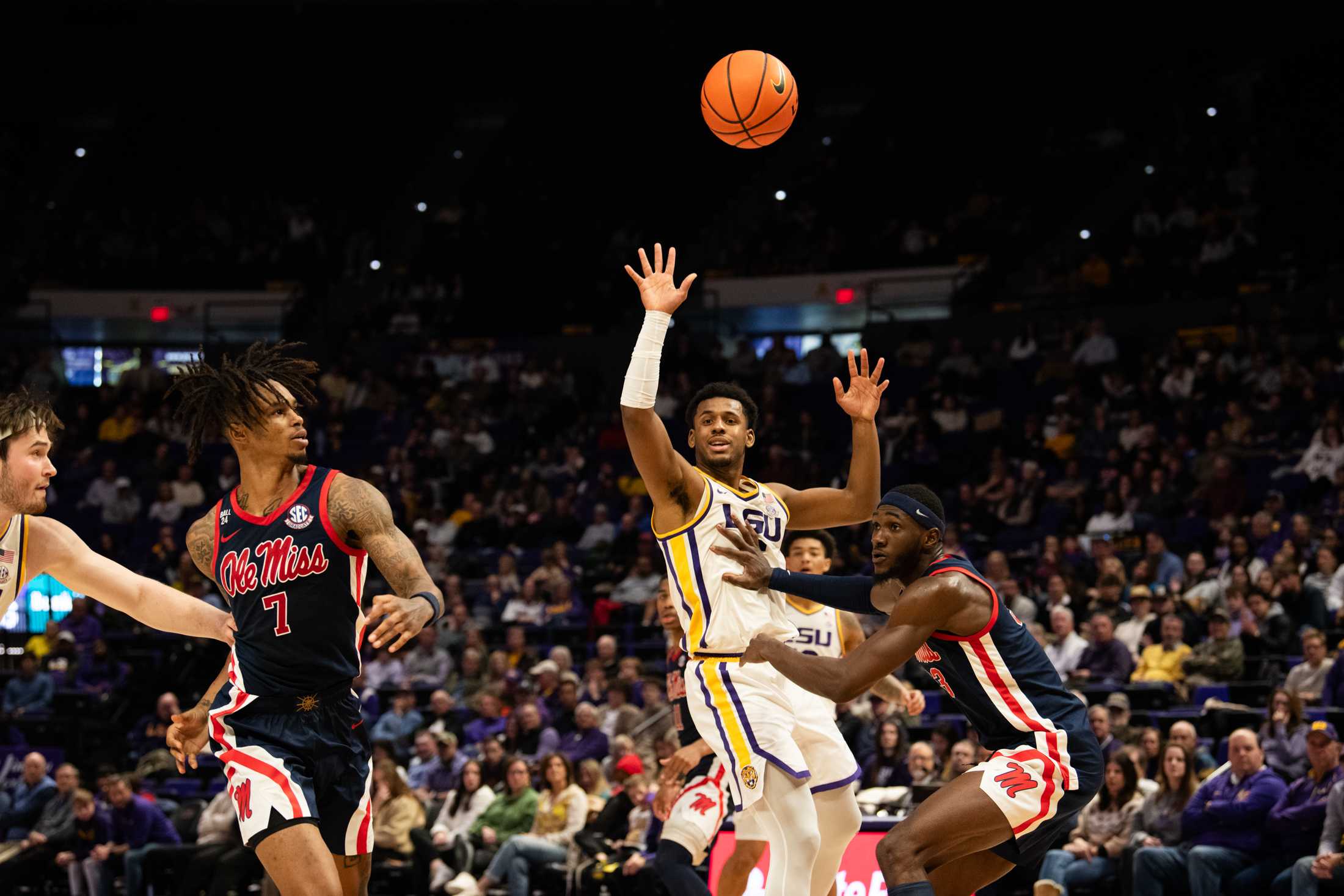 PHOTOS: LSU men's basketball defeats Ole Miss 89-80 in the PMAC