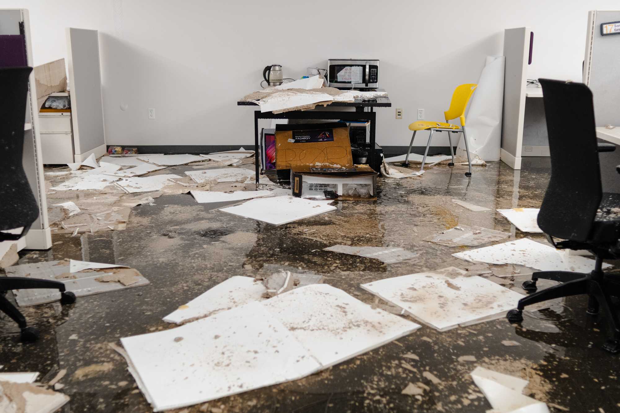 PHOTOS: LSU's Patrick F. Taylor Hall floods on multiple floors