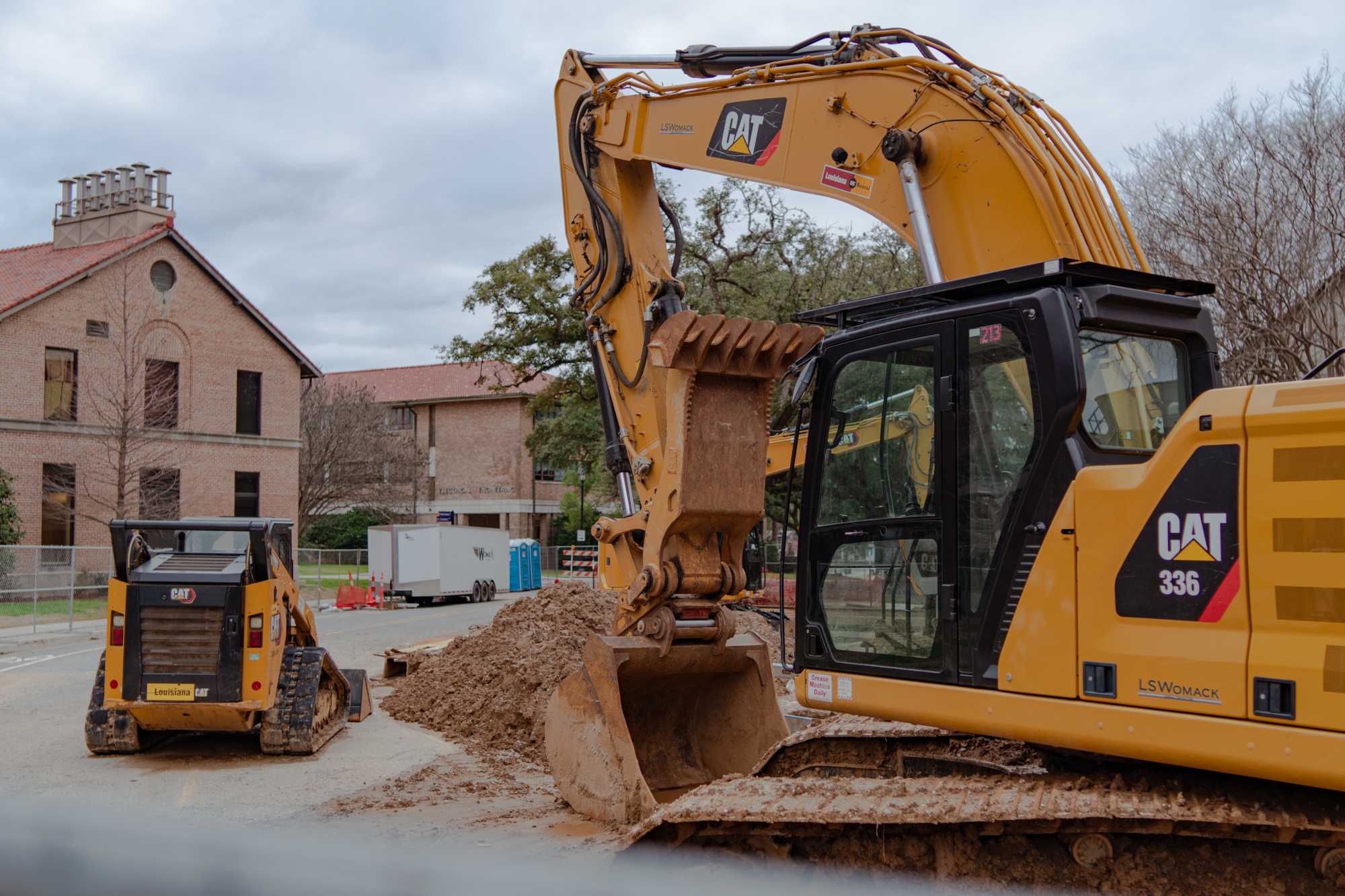 PHOTOS: Construction work occurs throughout LSU's campus