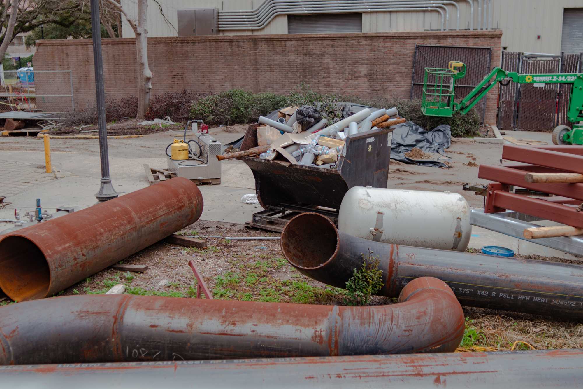 PHOTOS: Construction work occurs throughout LSU's campus