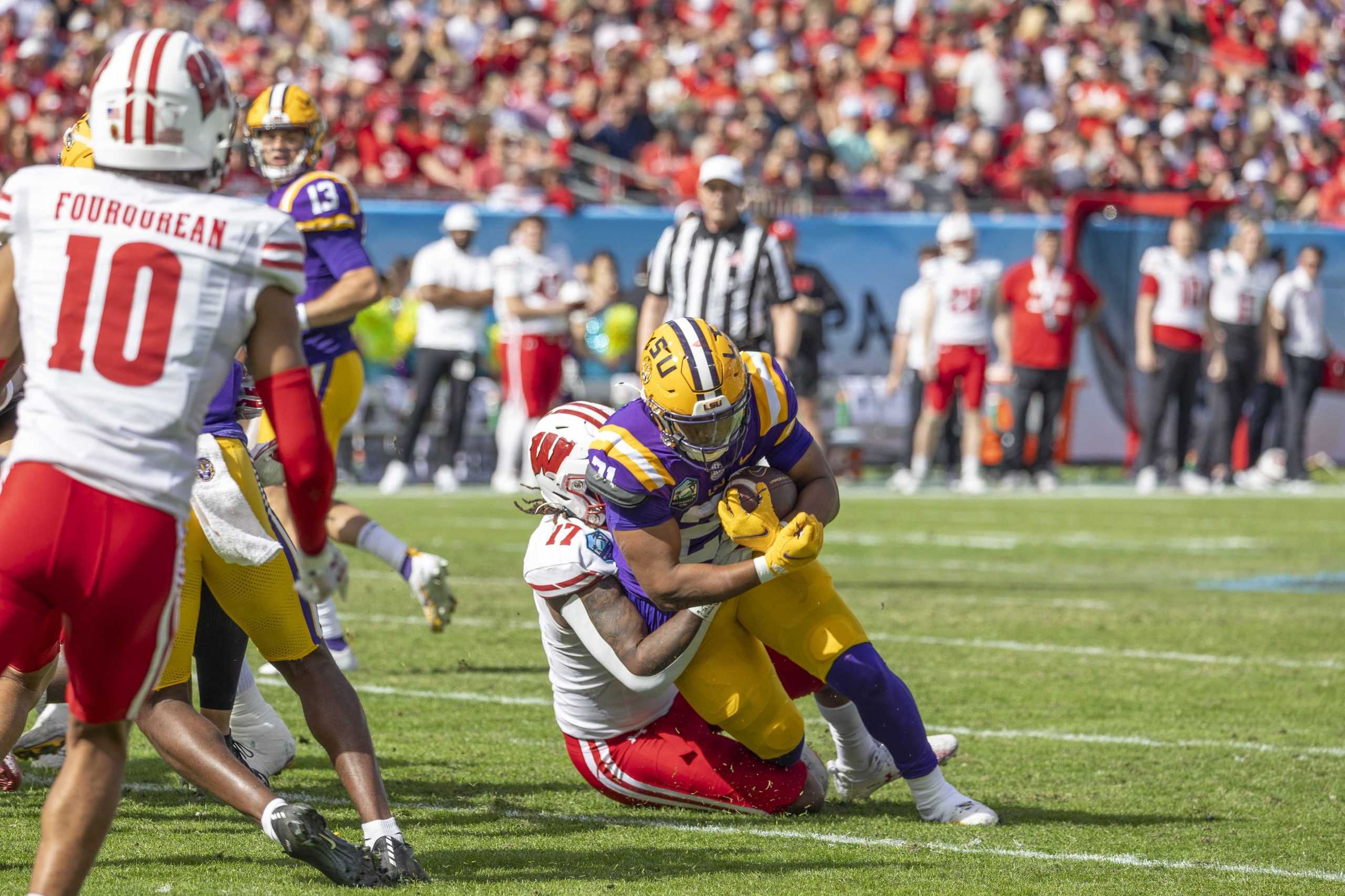 PHOTOS: LSU football defeats Wisconsin 35-31 in ReliaQuest Bowl