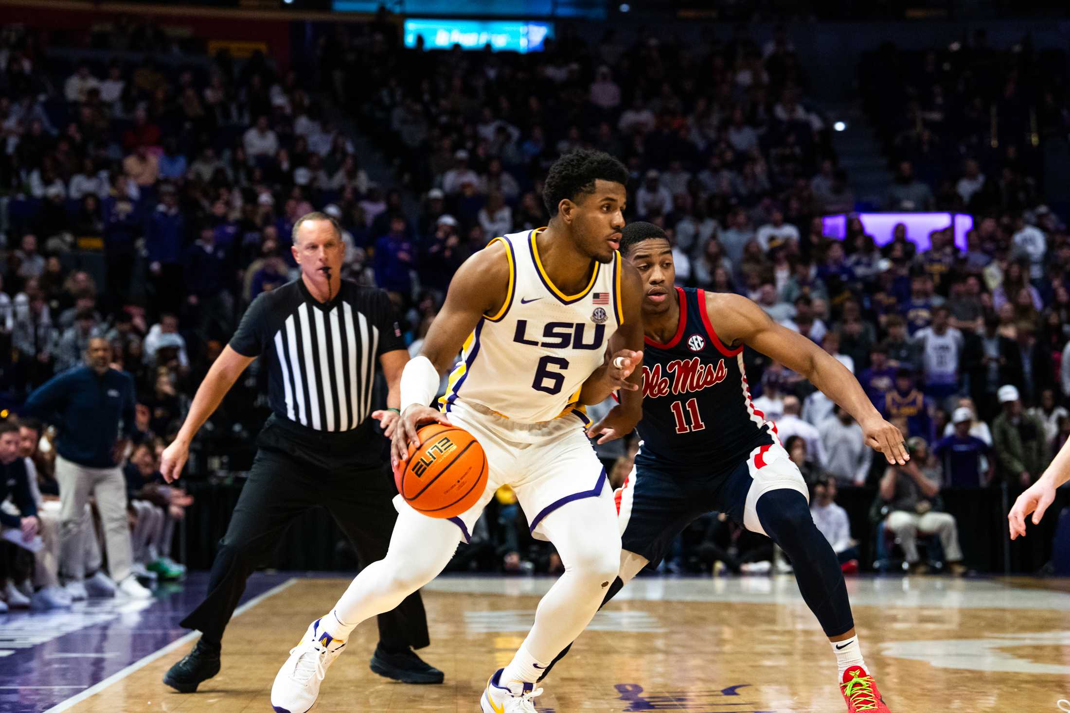 PHOTOS: LSU men's basketball defeats Ole Miss 89-80 in the PMAC