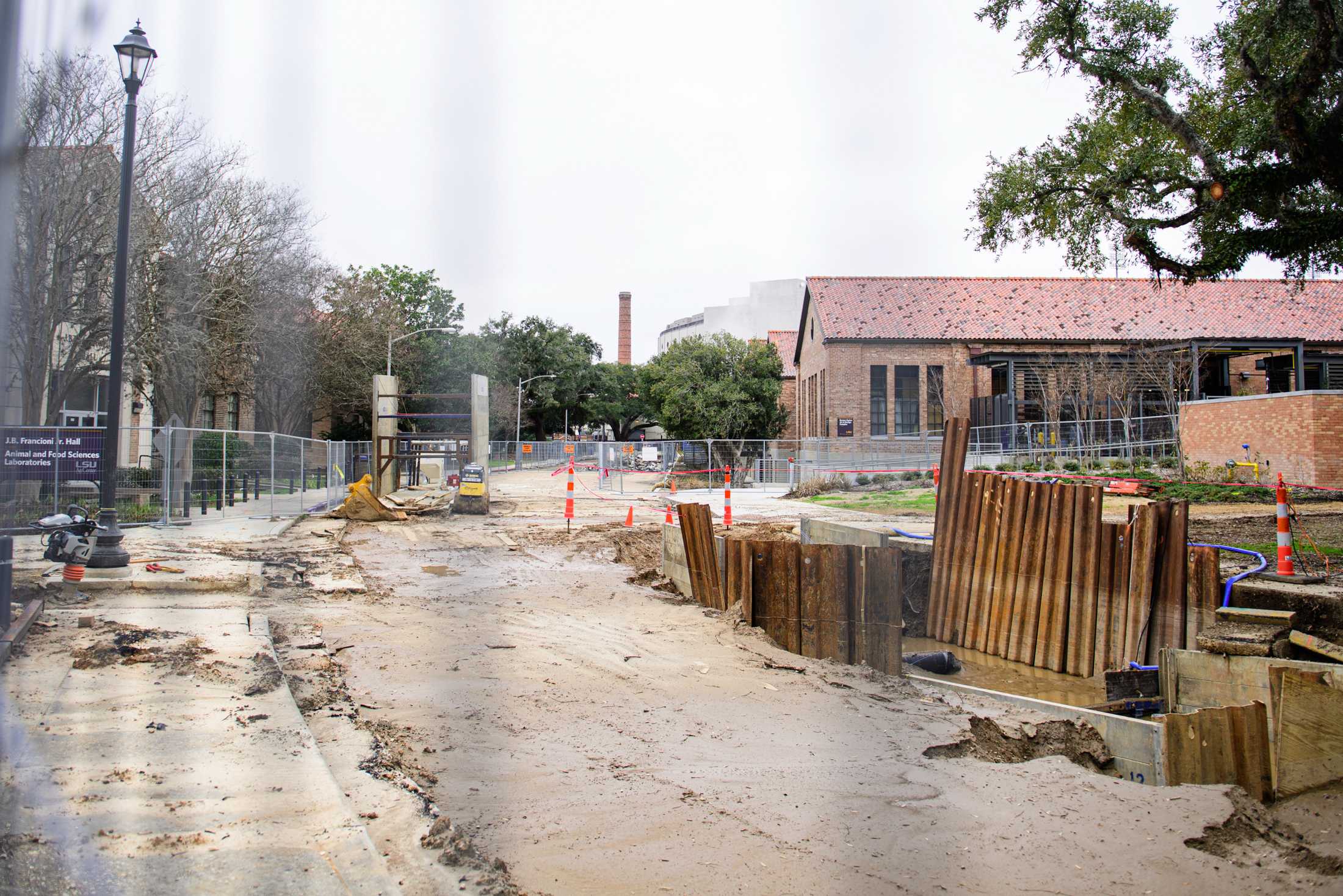 PHOTOS: Construction work occurs throughout LSU's campus