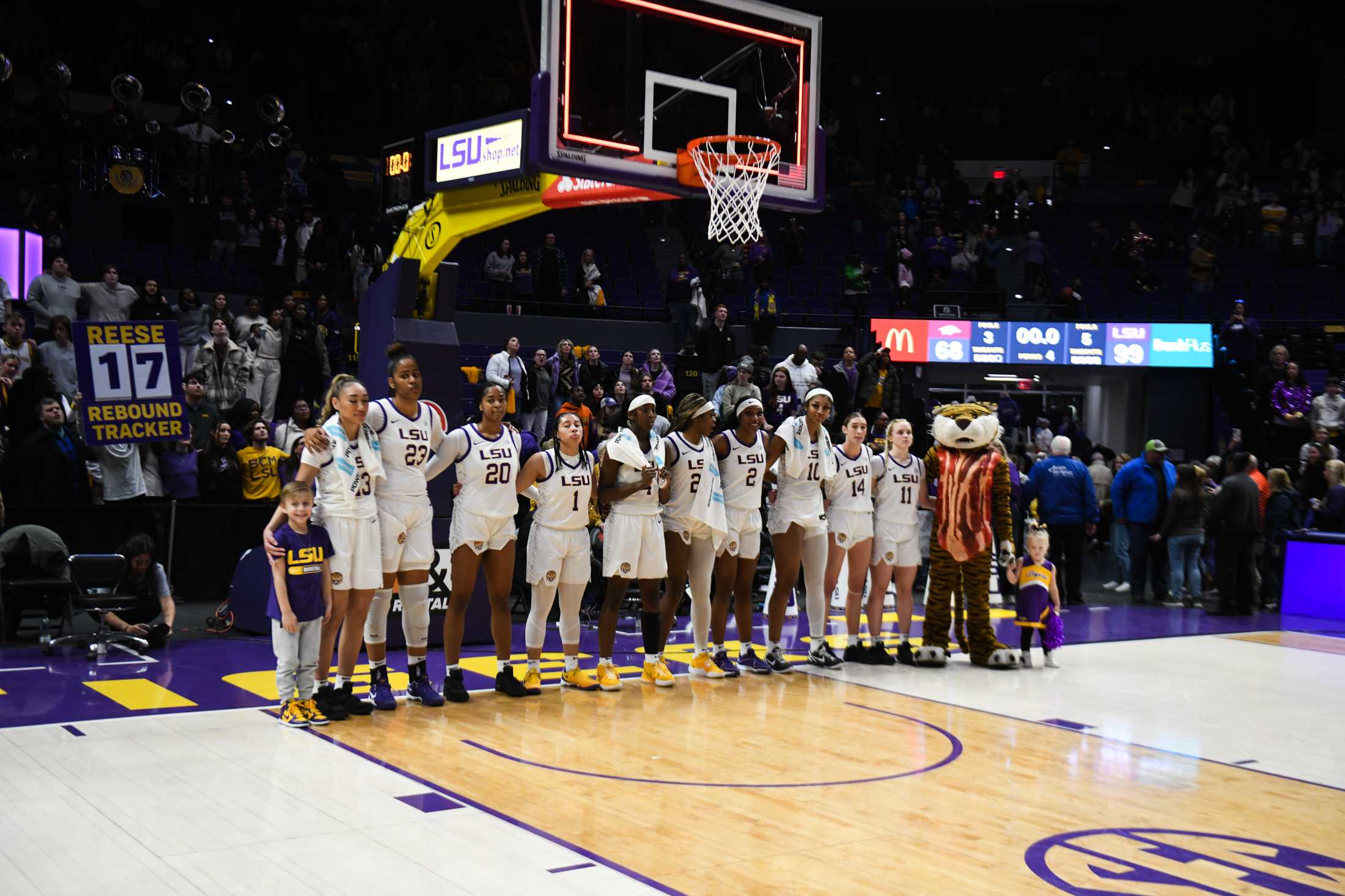 PHOTOS: LSU women's basketball defeats Arkansas 99-68