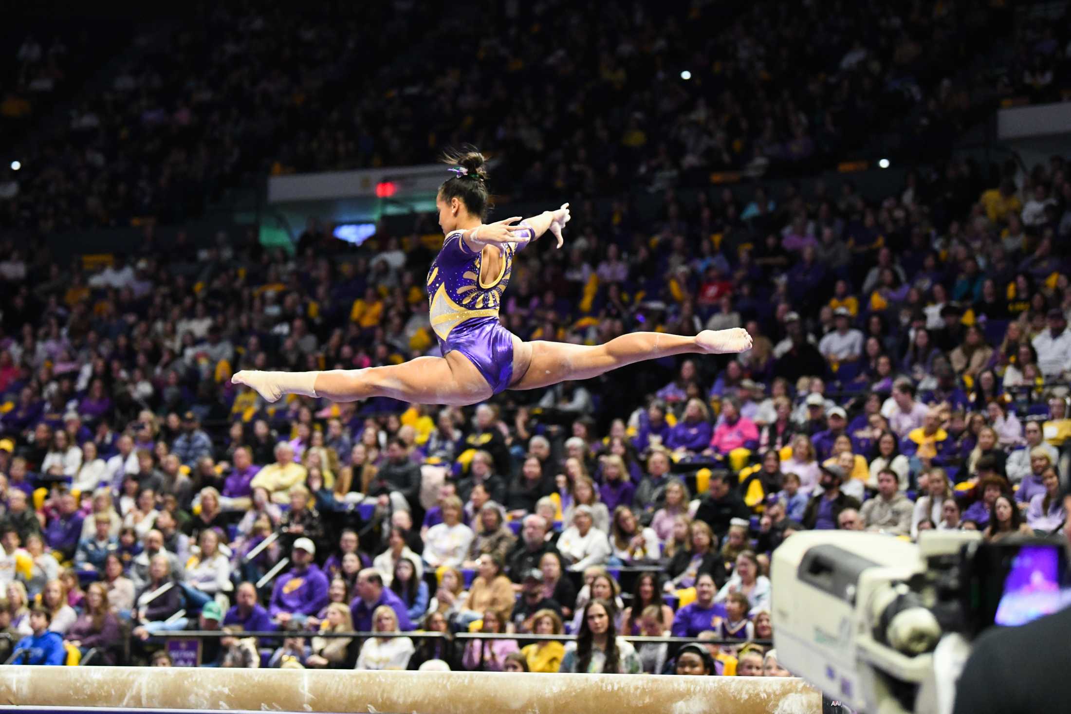 PHOTOS: LSU gymnastics defeats Kentucky 198.125-197.600 in the PMAC