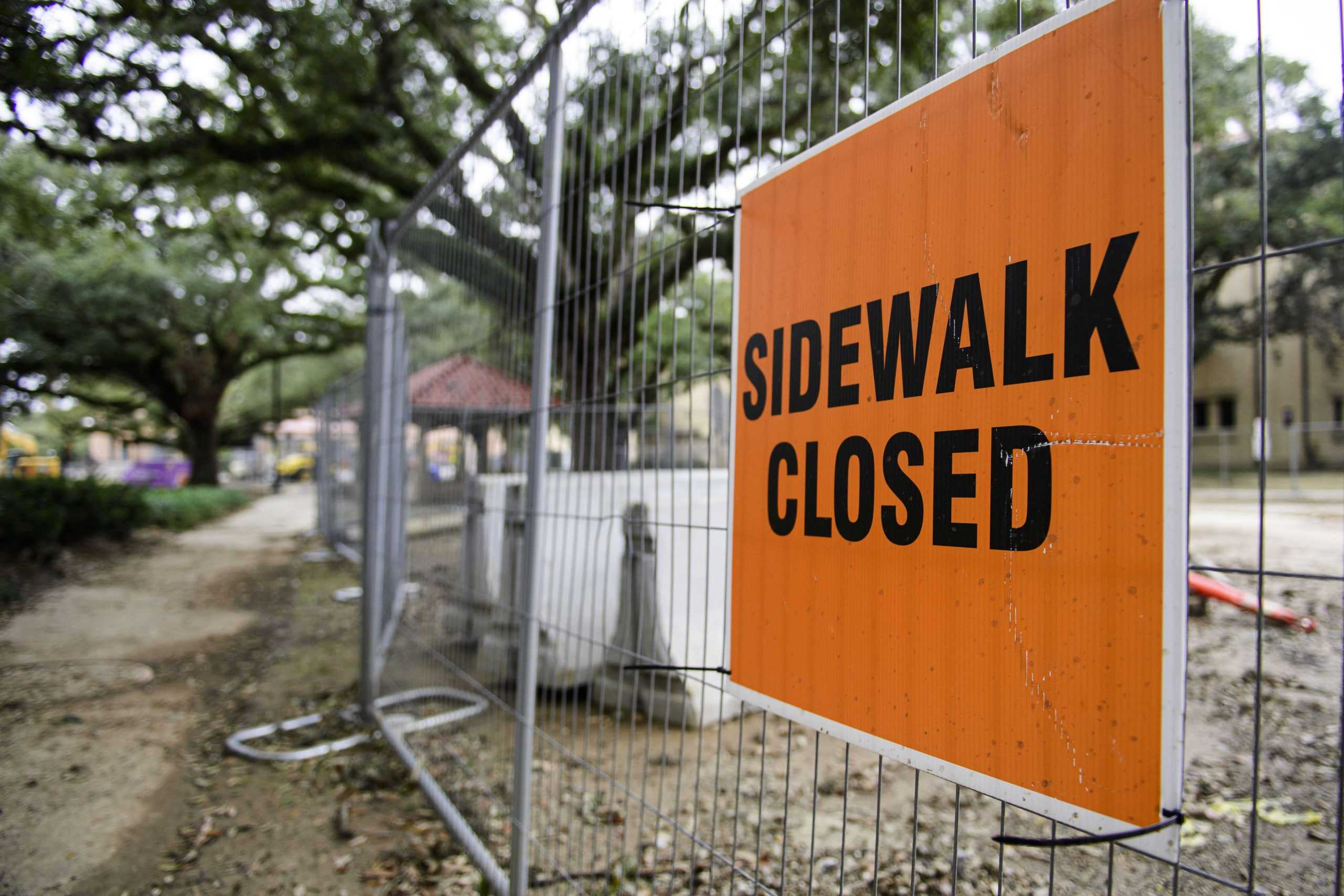 PHOTOS: Construction work occurs throughout LSU's campus