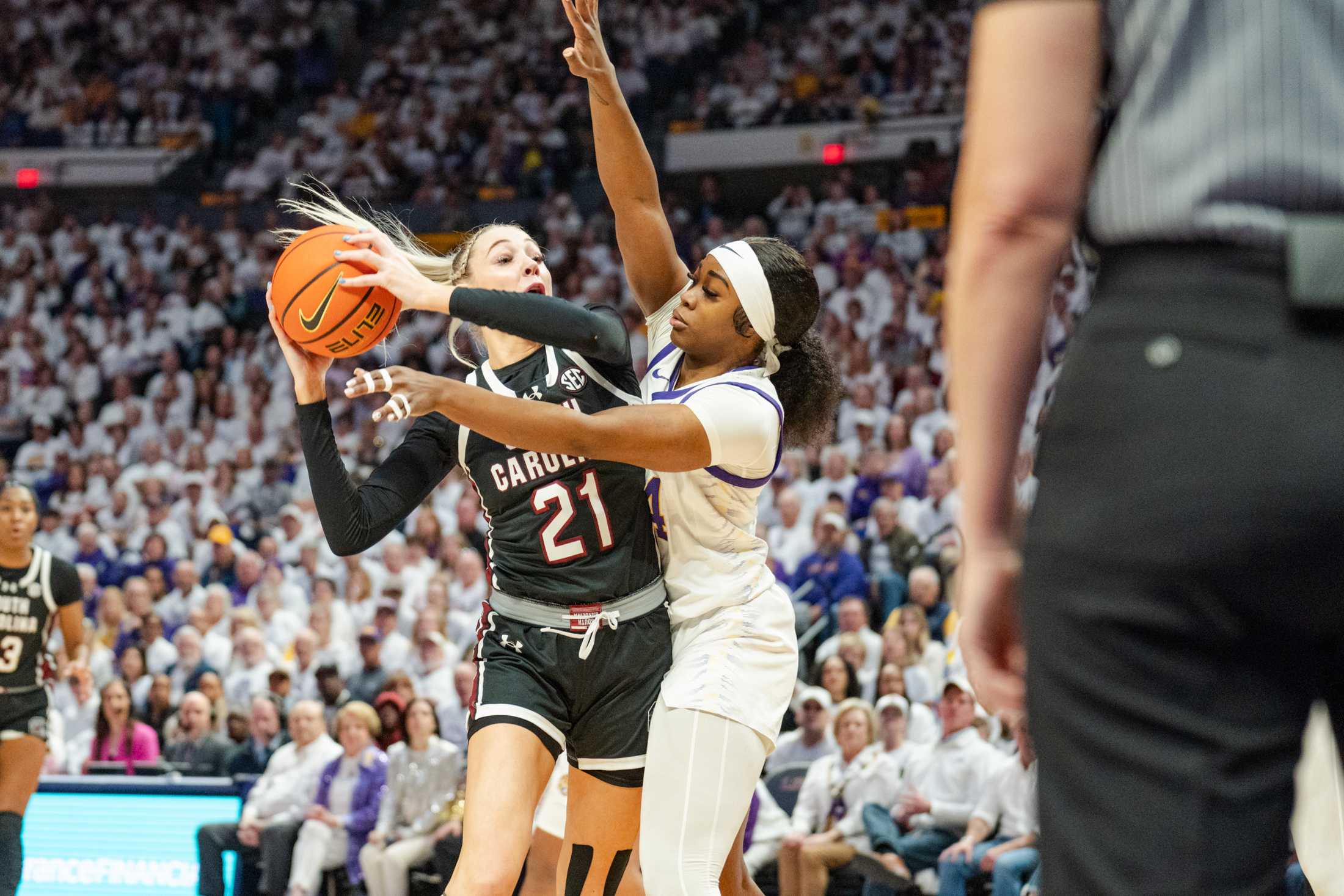 PHOTOS: LSU women's basketball falls 76-70 to South Carolina in the PMAC