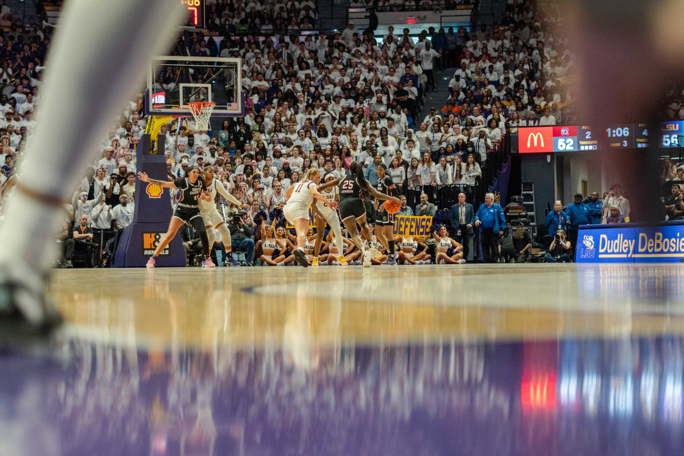 PHOTOS: LSU women's basketball falls 76-70 to South Carolina in the PMAC