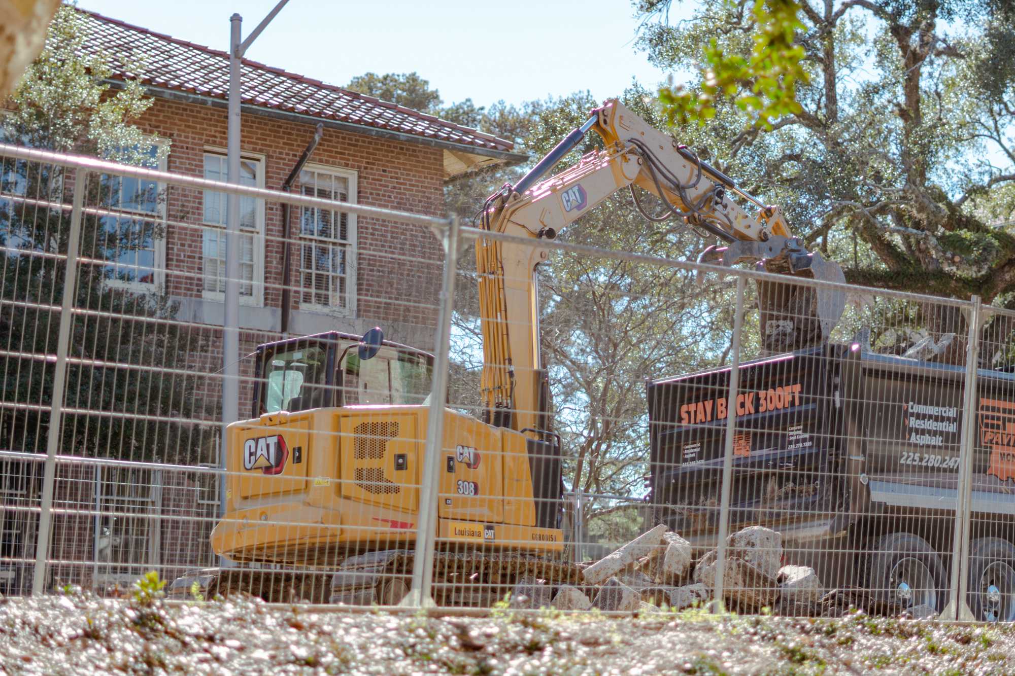 PHOTOS: Construction work occurs throughout LSU's campus