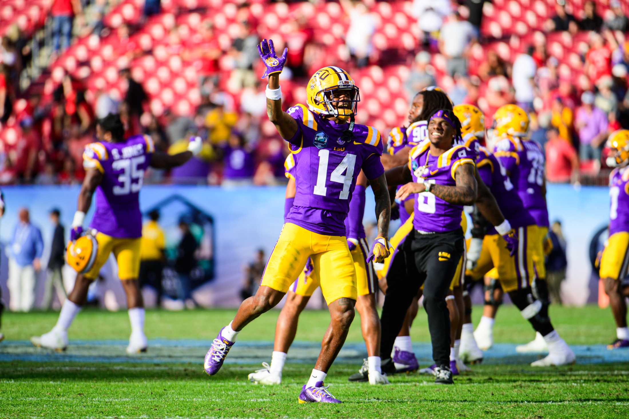 PHOTOS: LSU football defeats Wisconsin 35-31 in ReliaQuest Bowl