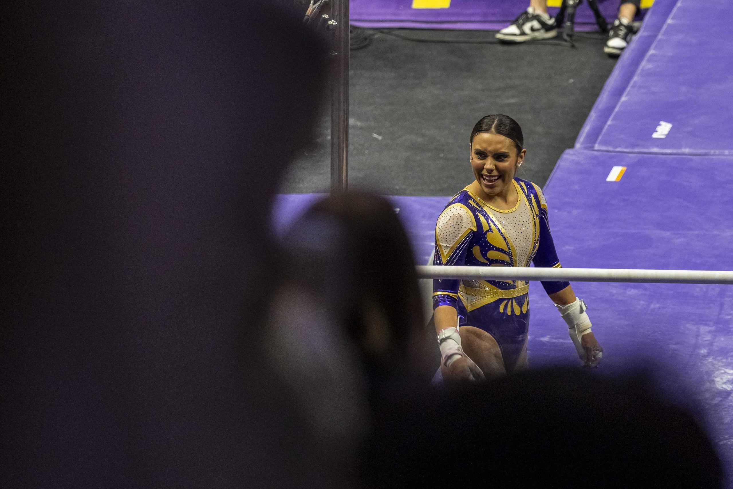 PHOTOS: LSU gymnastics defeats Kentucky 198.125-197.600 in the PMAC