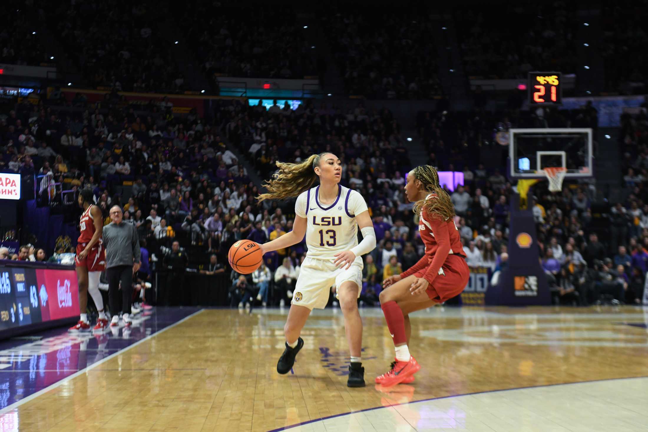 PHOTOS: LSU women's basketball defeats Arkansas 99-68