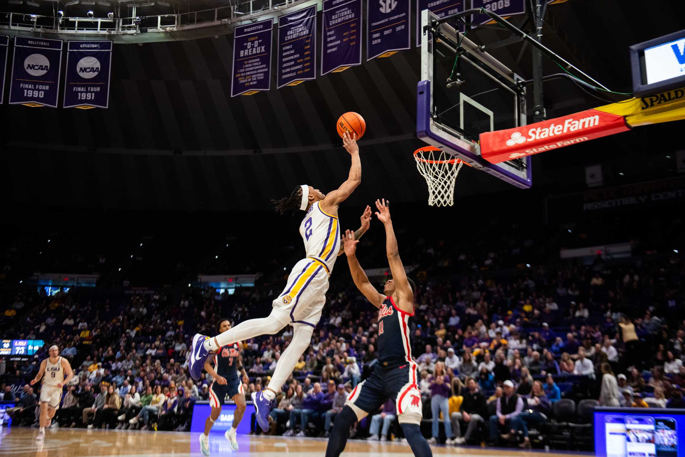 PHOTOS: LSU men's basketball defeats Ole Miss 89-80 in the PMAC