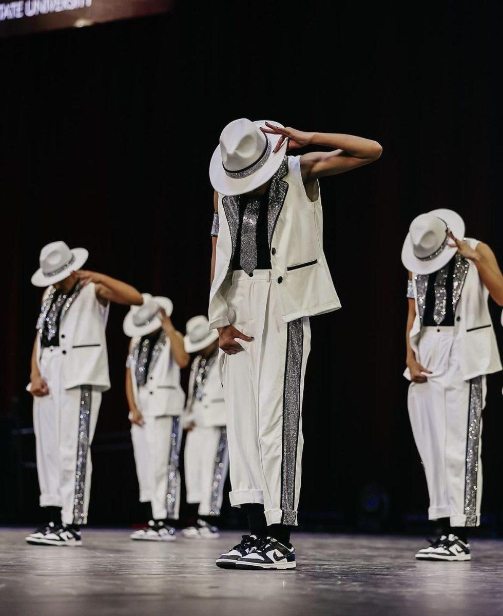 The LSU Tiger Girls perform their Division IA hip hop routine to "Smooth Criminal" by Michael Jackson at the&#160;Universal Dance Associated Championship in Orlando, Florida.