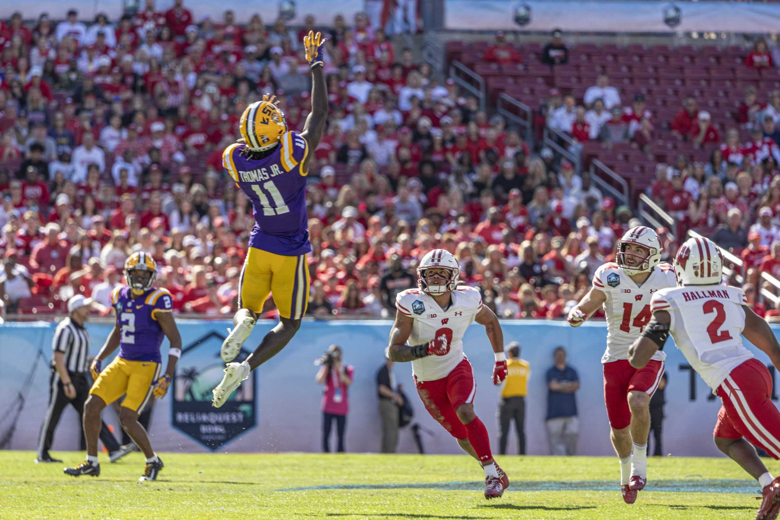 PHOTOS: LSU football defeats Wisconsin 35-31 in ReliaQuest Bowl