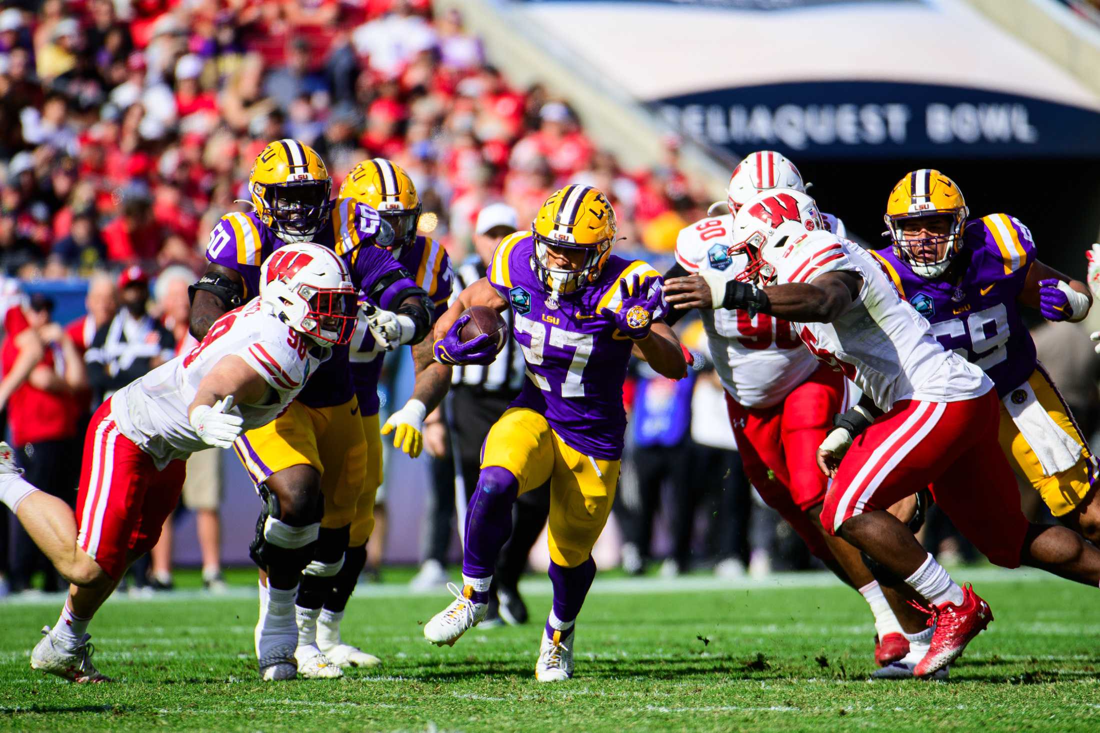 PHOTOS: LSU football defeats Wisconsin 35-31 in ReliaQuest Bowl