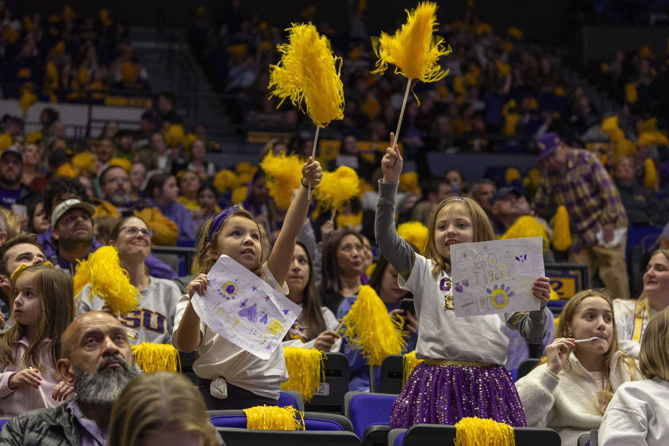 PHOTOS: LSU gymnastics defeats Kentucky 198.125-197.600 in the PMAC