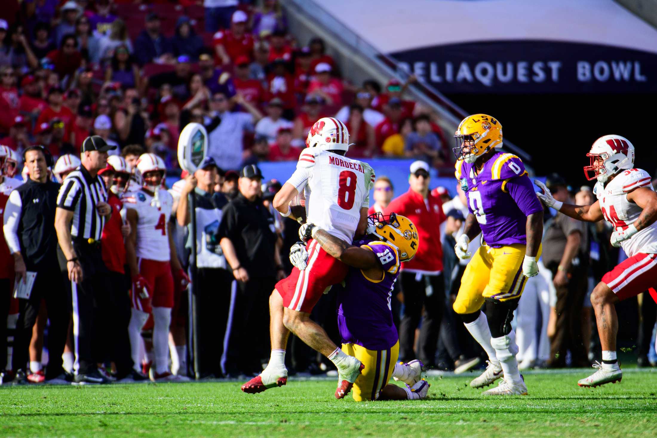 PHOTOS: LSU football defeats Wisconsin 35-31 in ReliaQuest Bowl