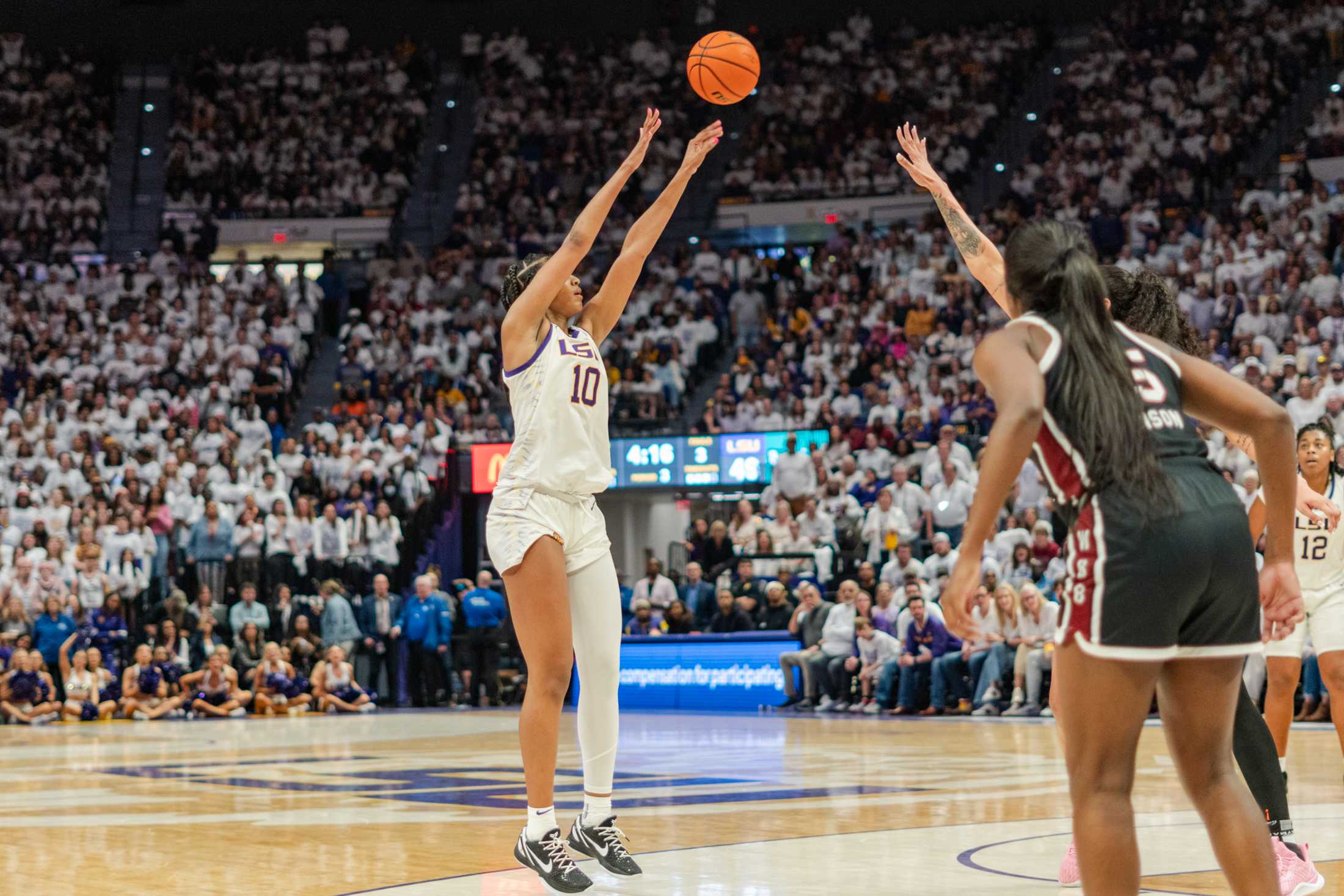 PHOTOS: LSU women's basketball falls 76-70 to South Carolina in the PMAC