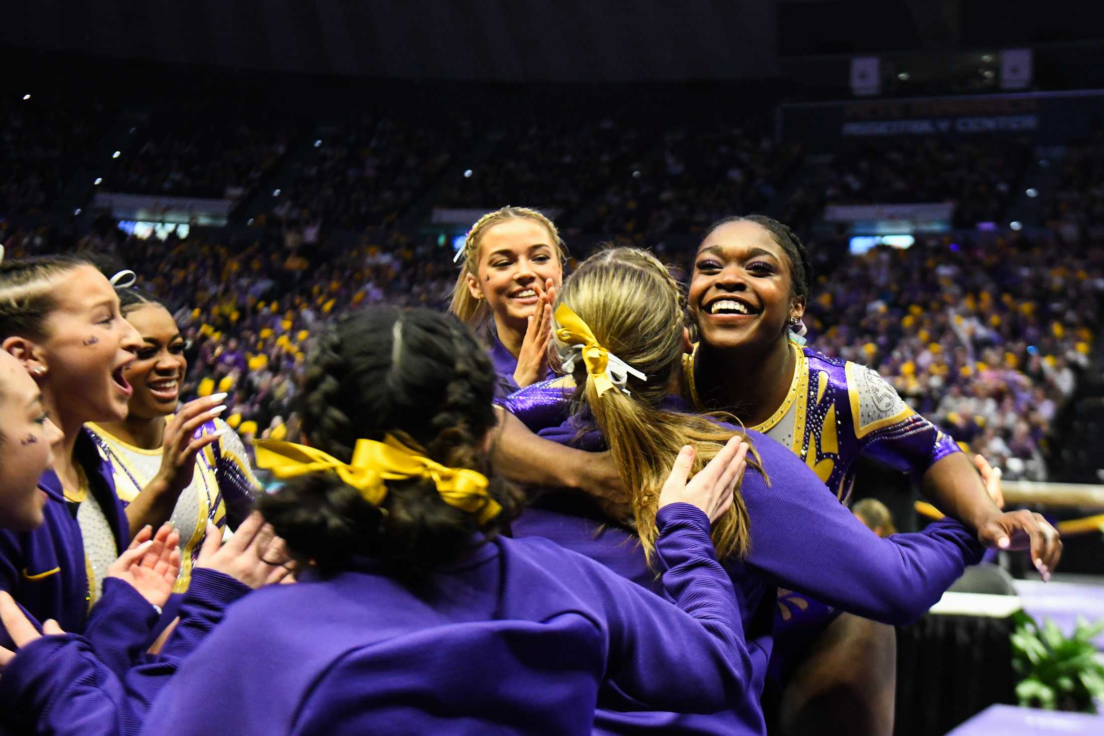 PHOTOS: LSU gymnastics defeats Kentucky 198.125-197.600 in the PMAC